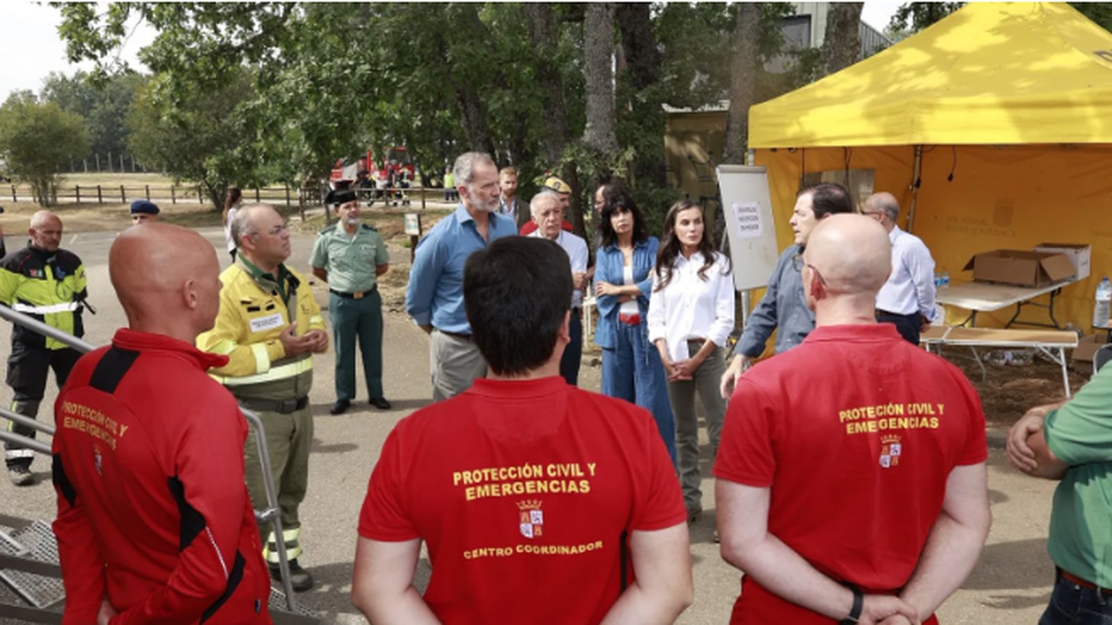 Imagen de la visita de los Reyes a Sanabria