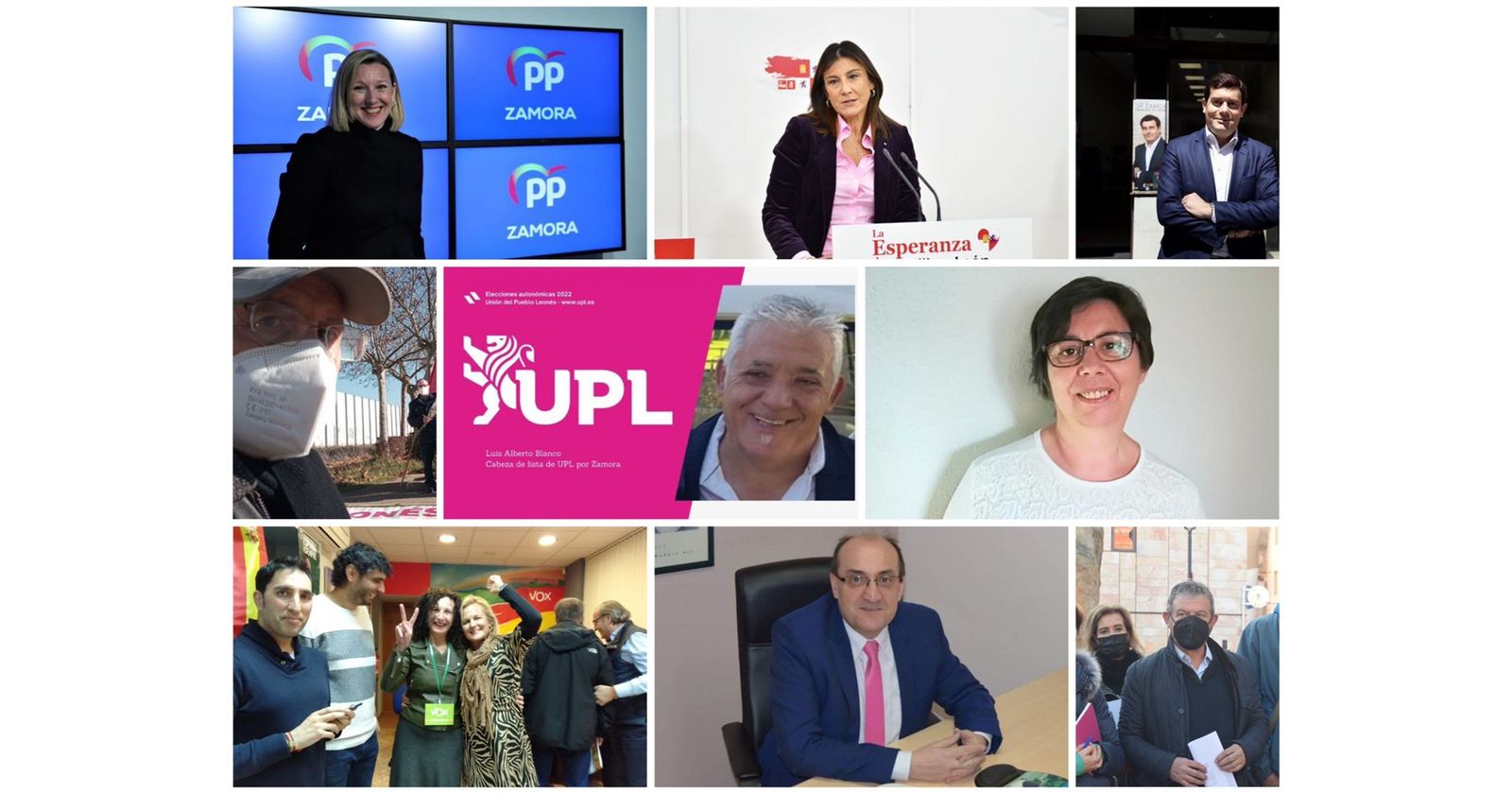 Algunos de los candidatos