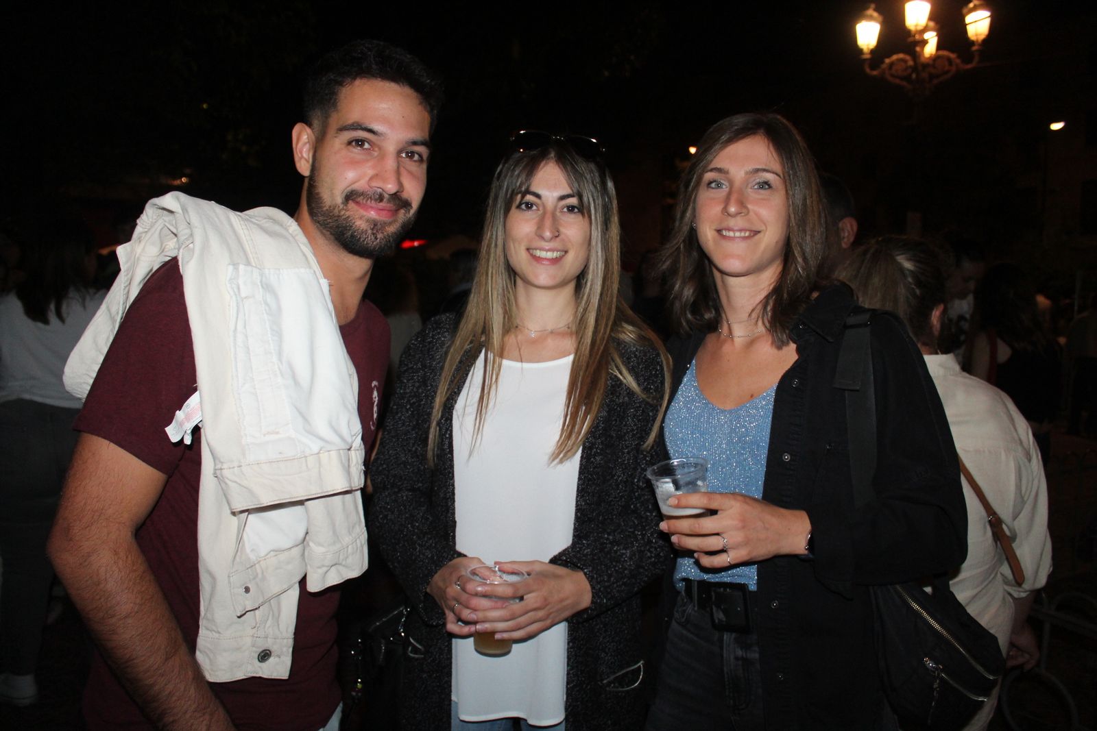 Ambiente en la Feria de Día en la tarde de este