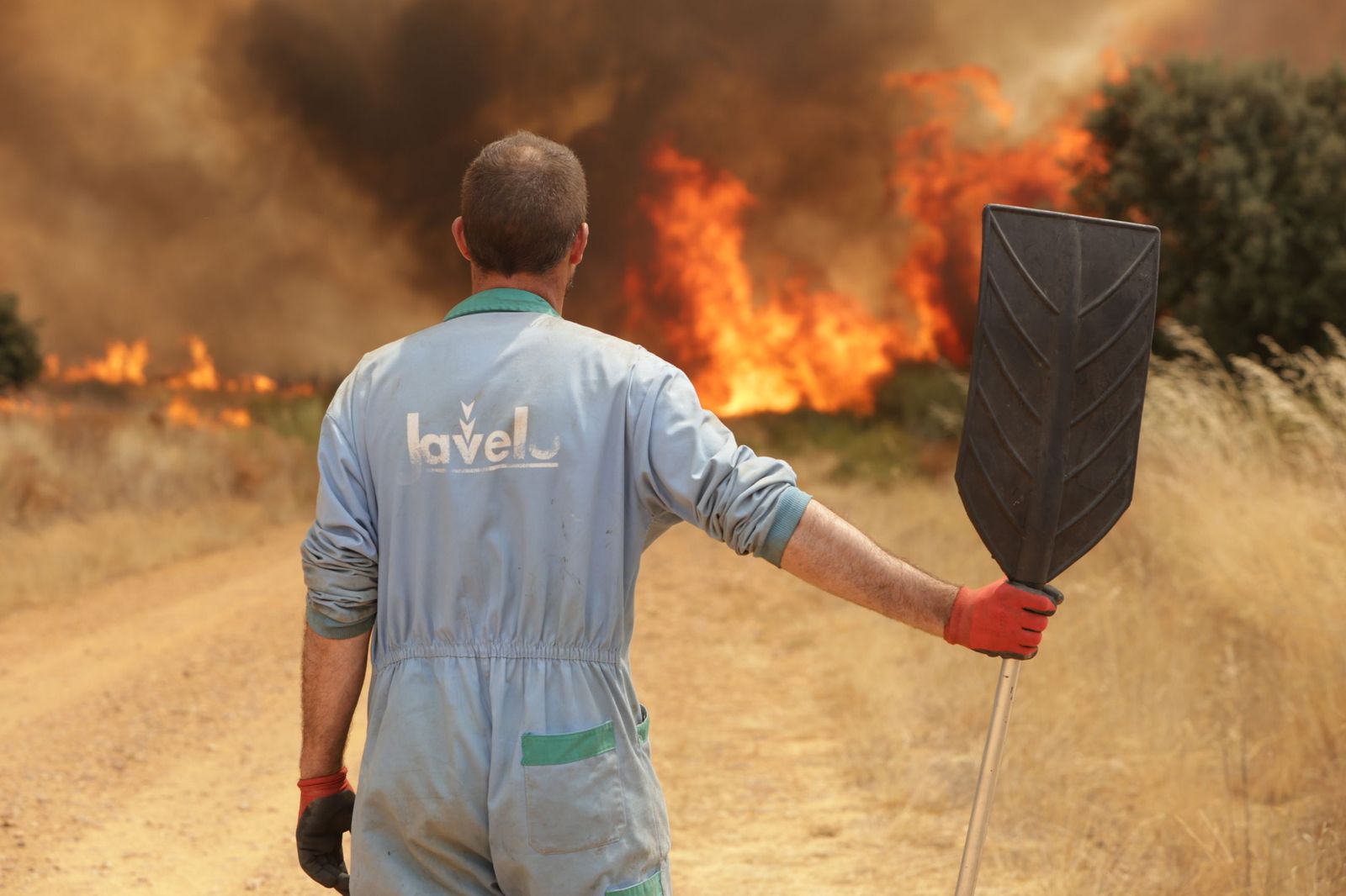 Incendio de Puercas. La situación entre Abejera y Riofrío