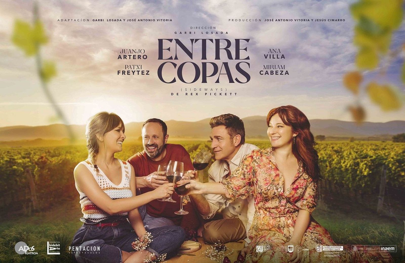 Cartel de entre copas.