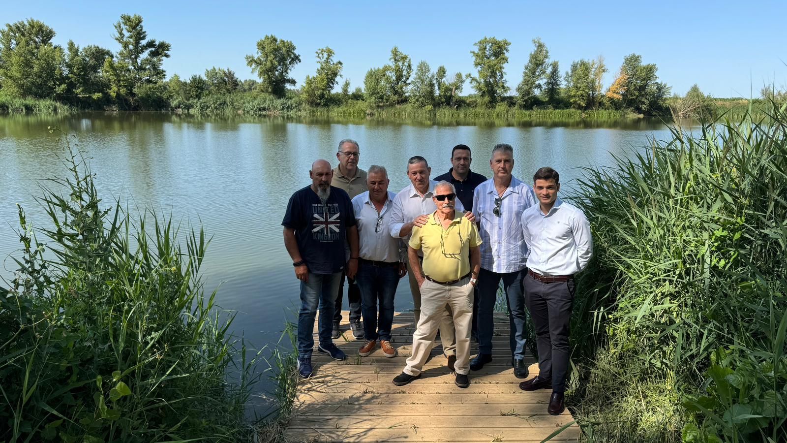 Villaralbo inaugura su área de pesca deportiva con la vista puesta en el campeonato del mundo