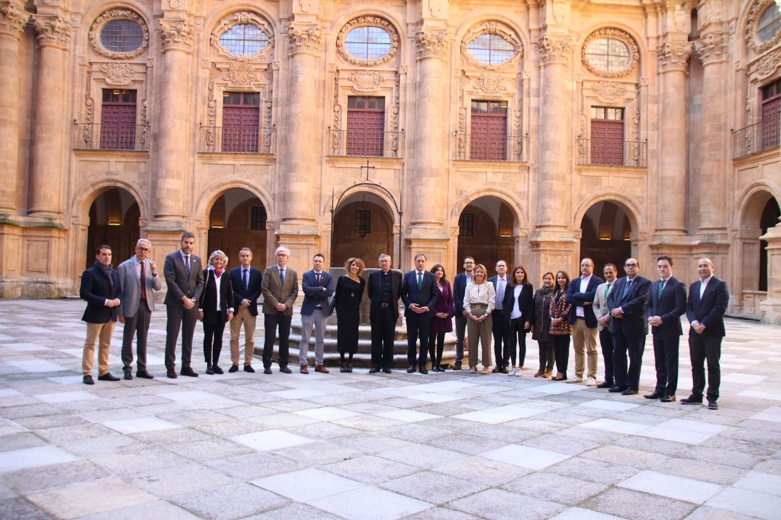 Reunión pontificia y ayuntamiento