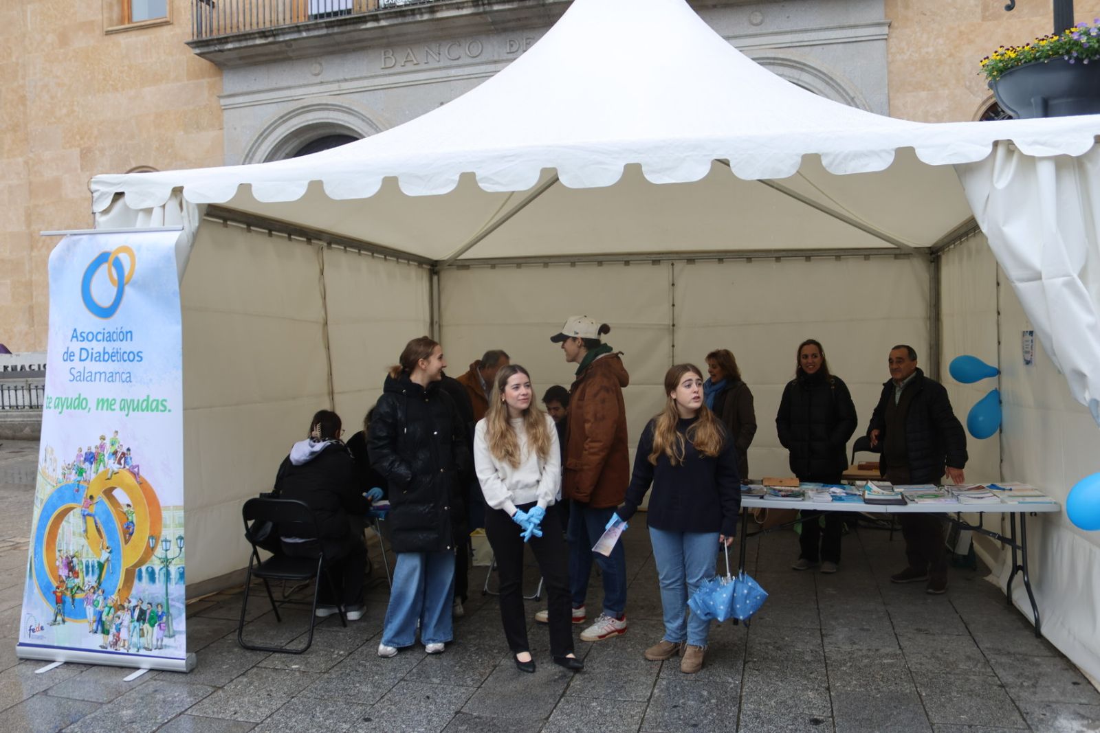 Carpa informativa pruebas de Glucemia en Los Bandos