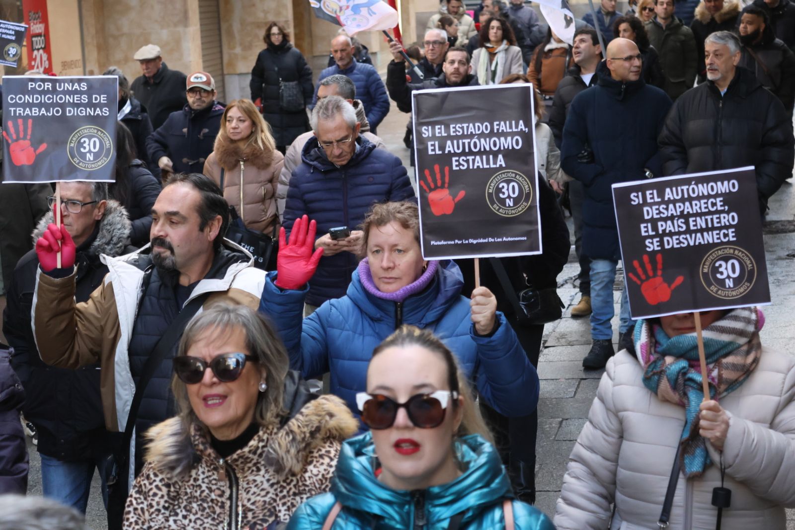 Manifestación de Autónomos por el 30N