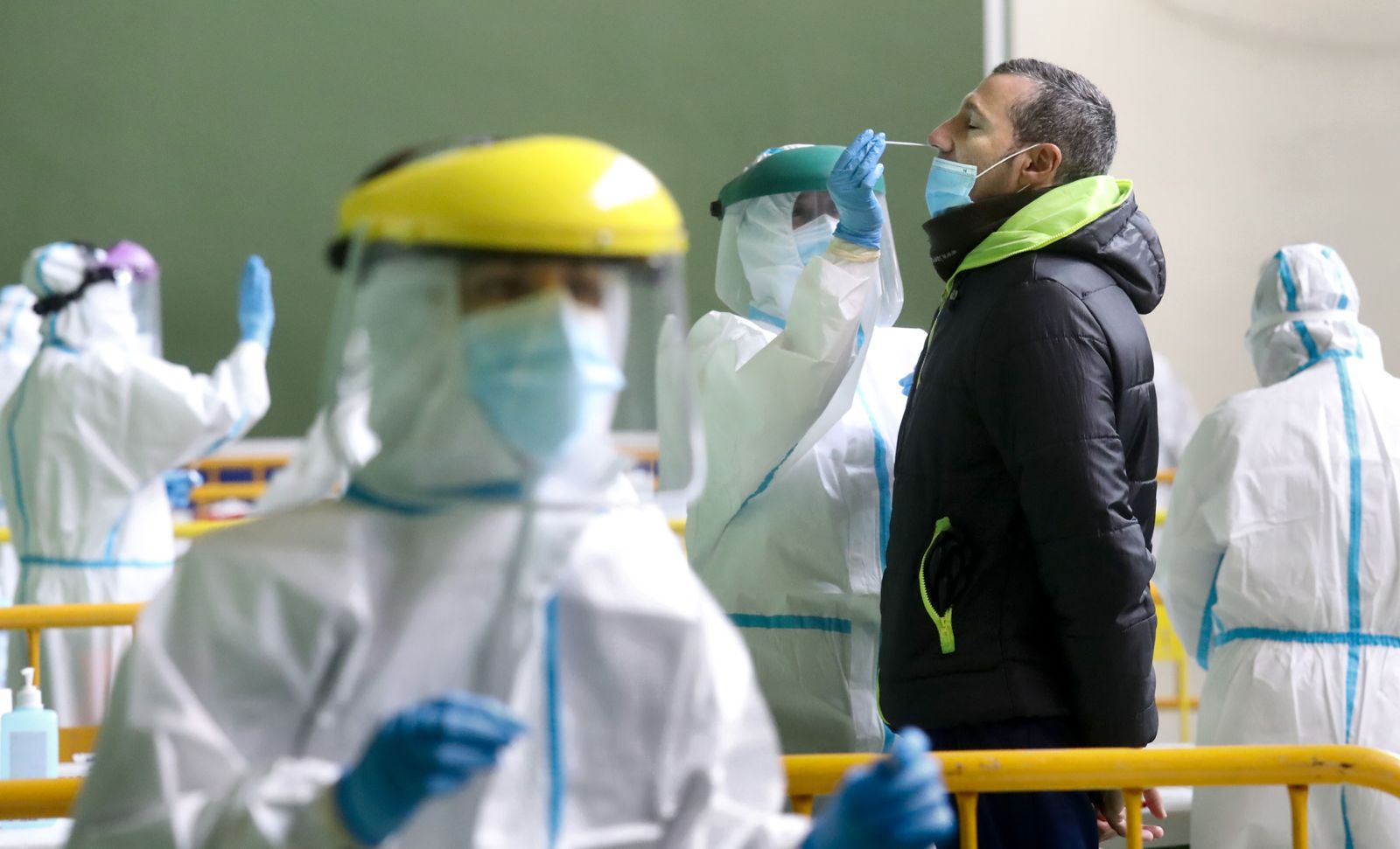 Cribado masivo llevado a cabo hace unos días en Ciudad Rodrigo. | FOTO: ICAL