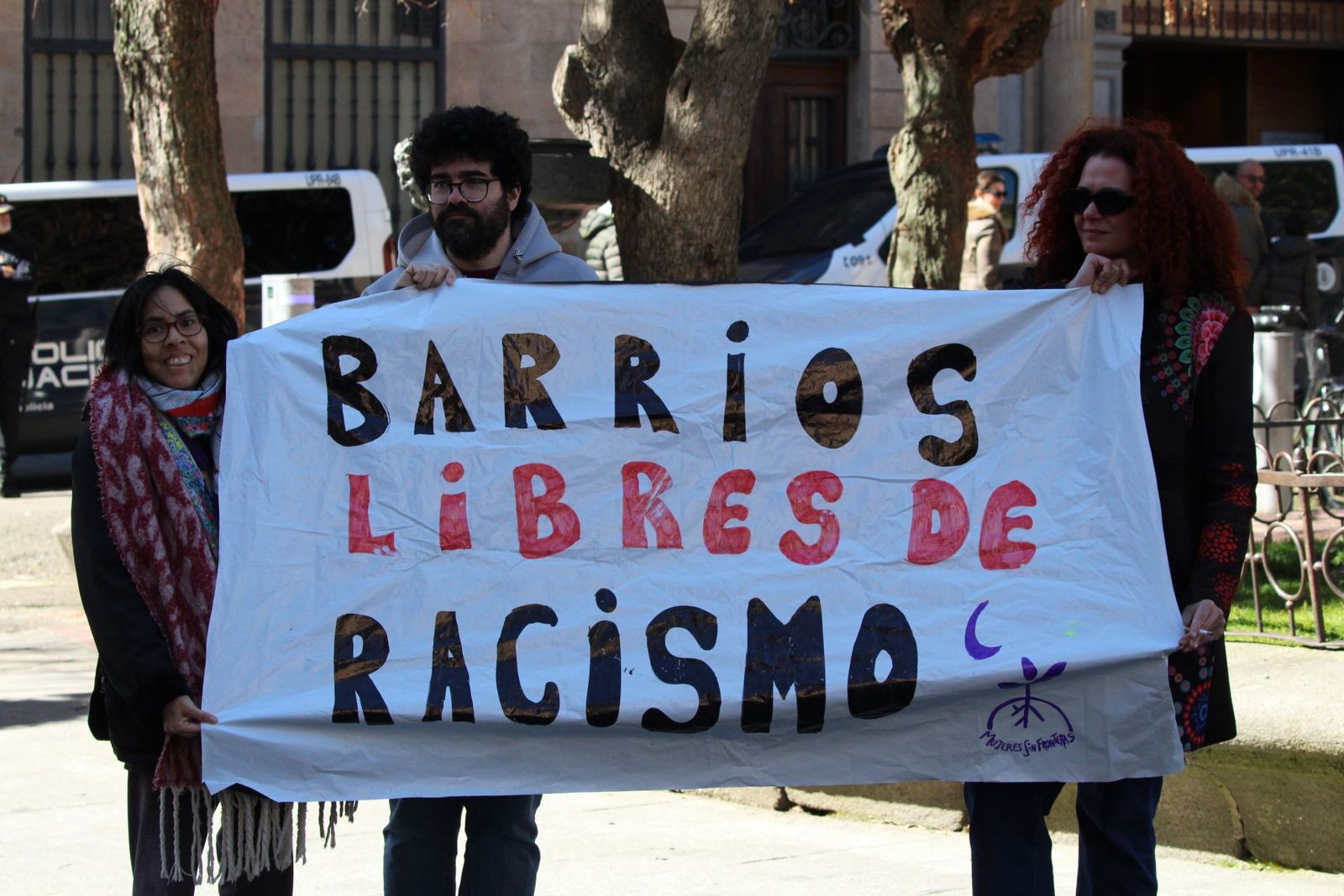 Concentración ‘Contra su racismo, unidad de clase’