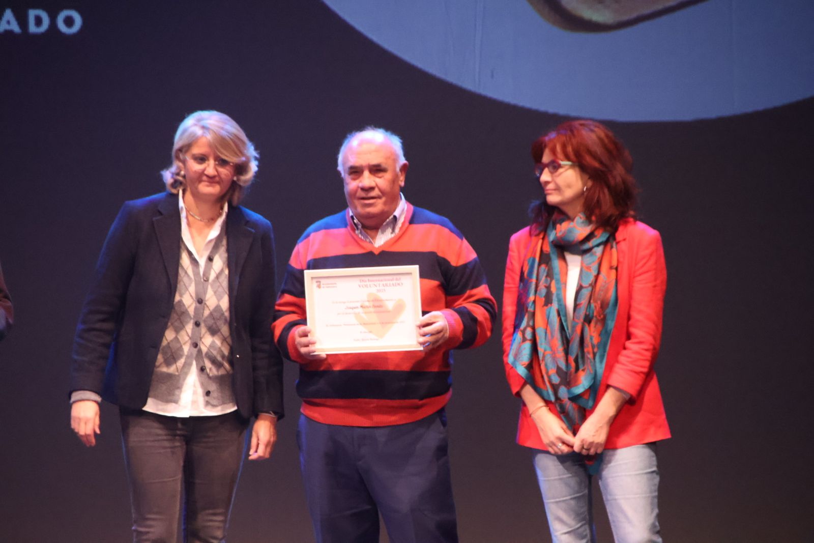 acto de reconocimiento de la labor solidaria con motivo del Día Internacional del Voluntariado
