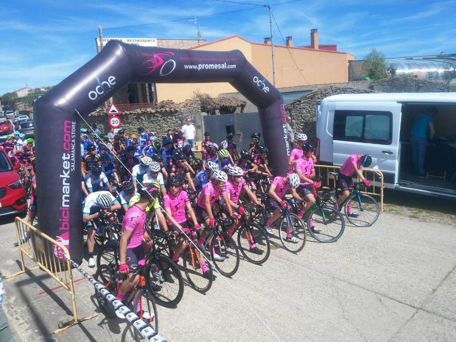 Momentos previos a las salida