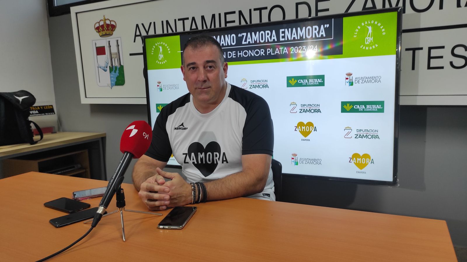 Fran González, entrenador del Balonmano Zamora.