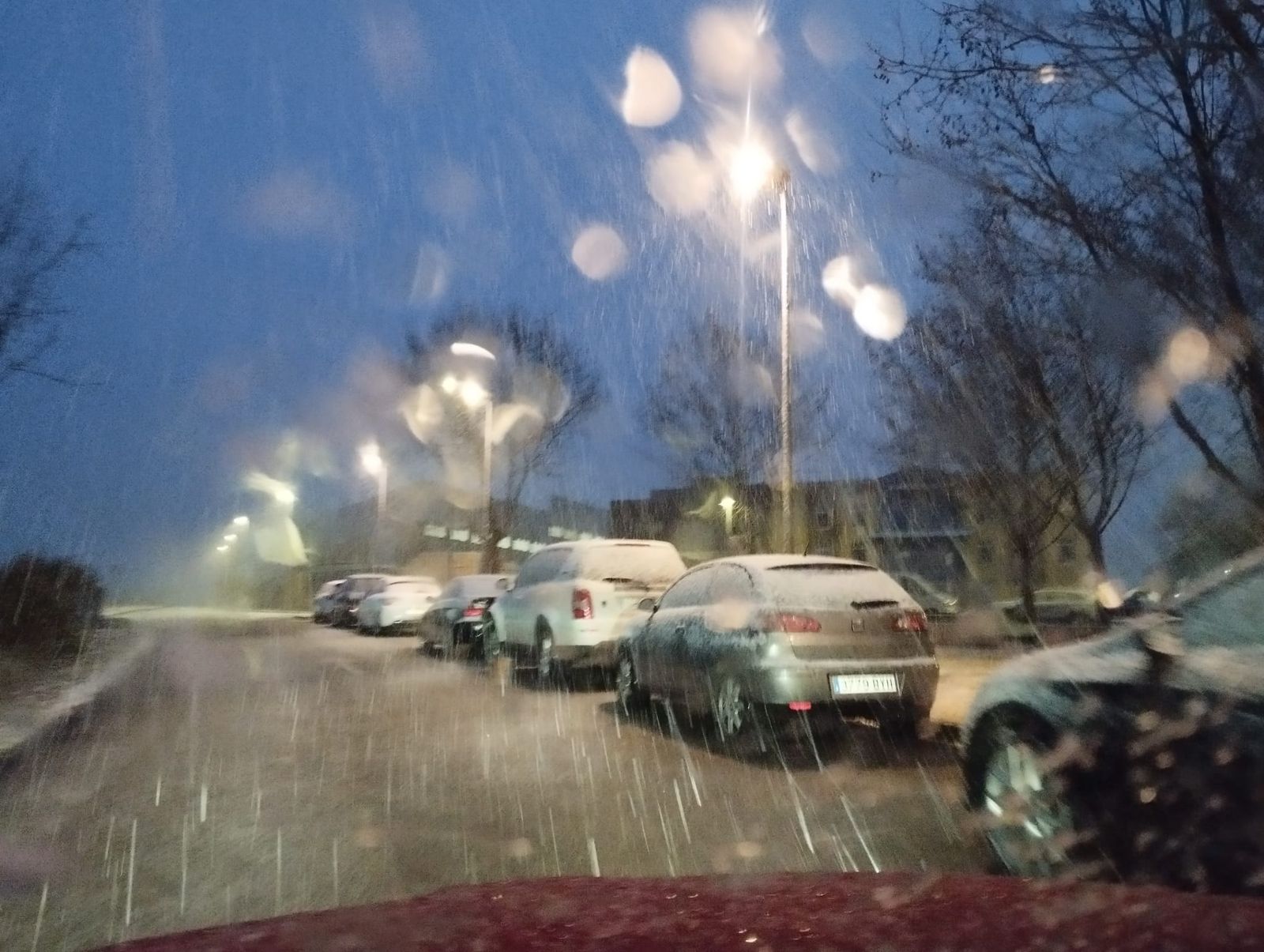 Nieve en Zamora capital este miércoles