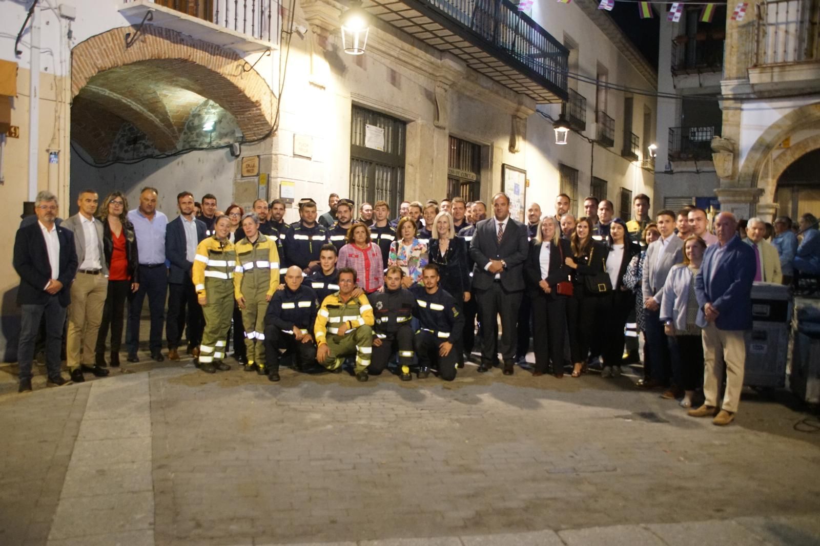 Los Bomberos de la Diputación dan voz al pregón de las fiestas de Alba de Tormes