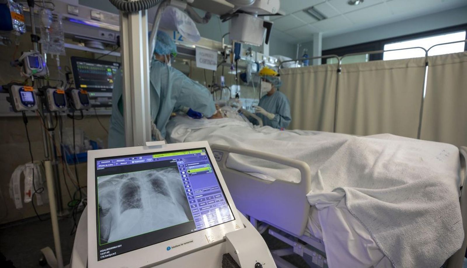 UCI del Hospital Clínico de Santiago