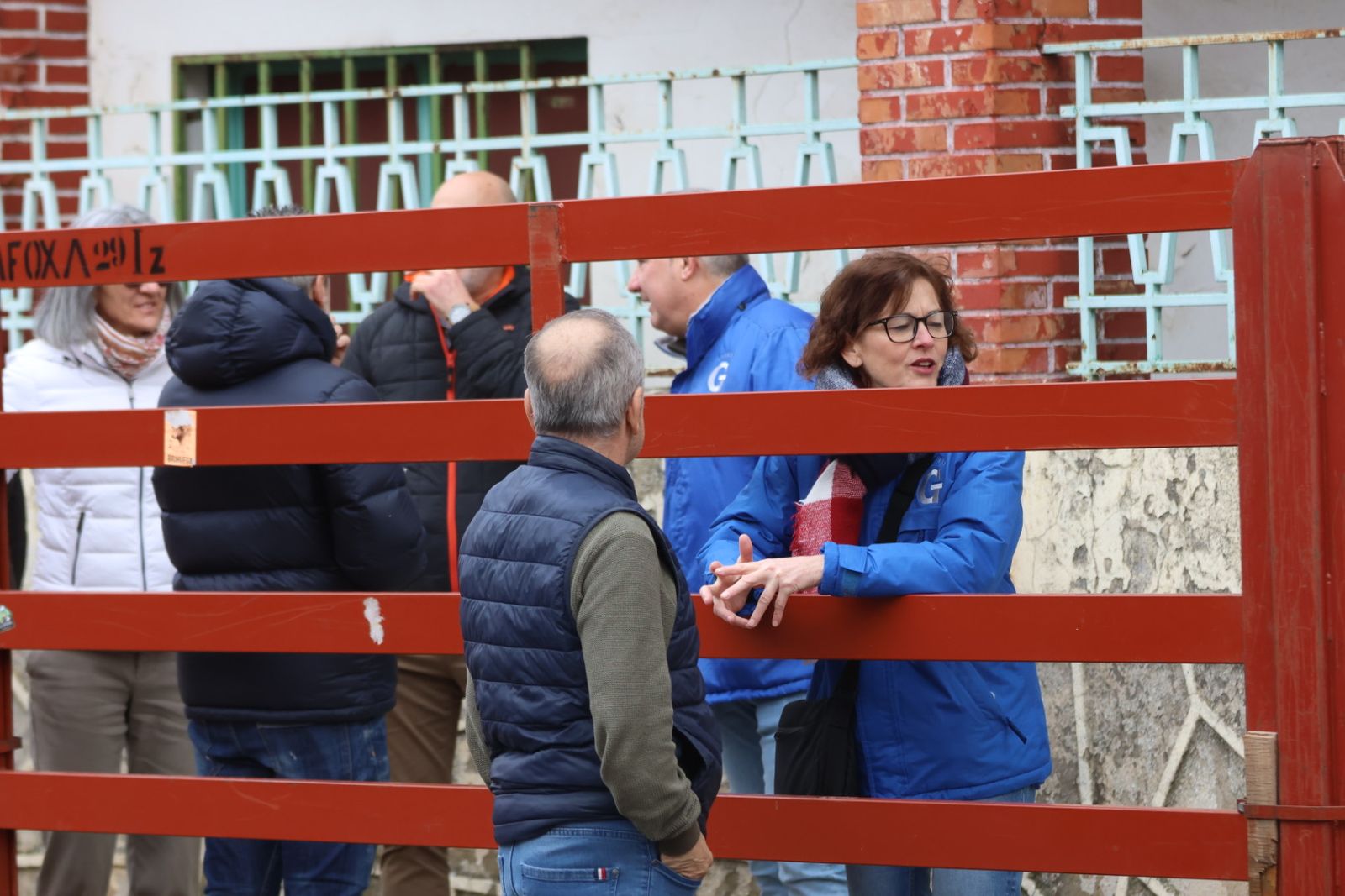Ambiente en el encierro a caballo de Ciudad Rodrigo