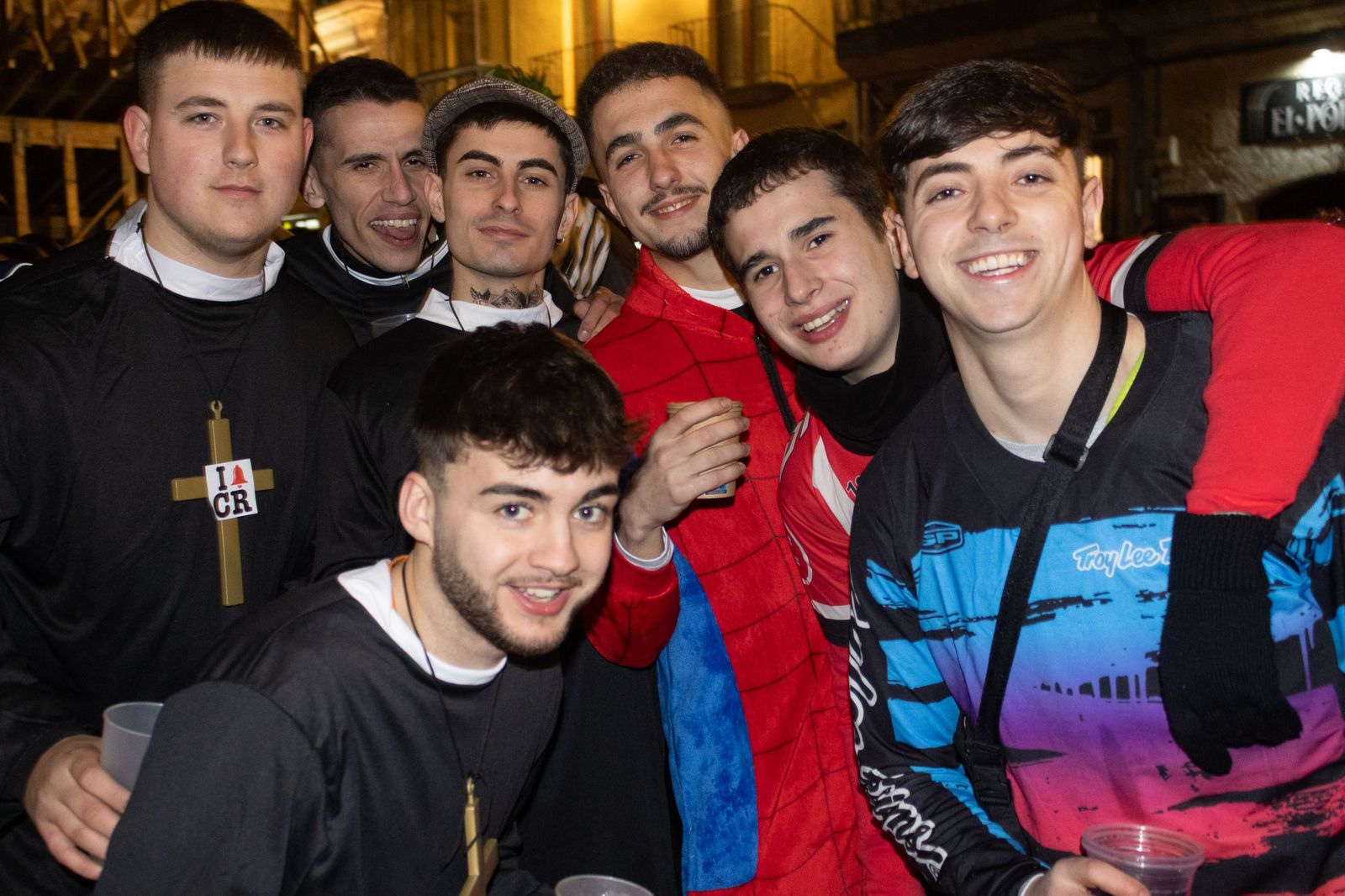 Salamanca de noche, sábado del Carnaval del Toro de Ciudad Rodrigo