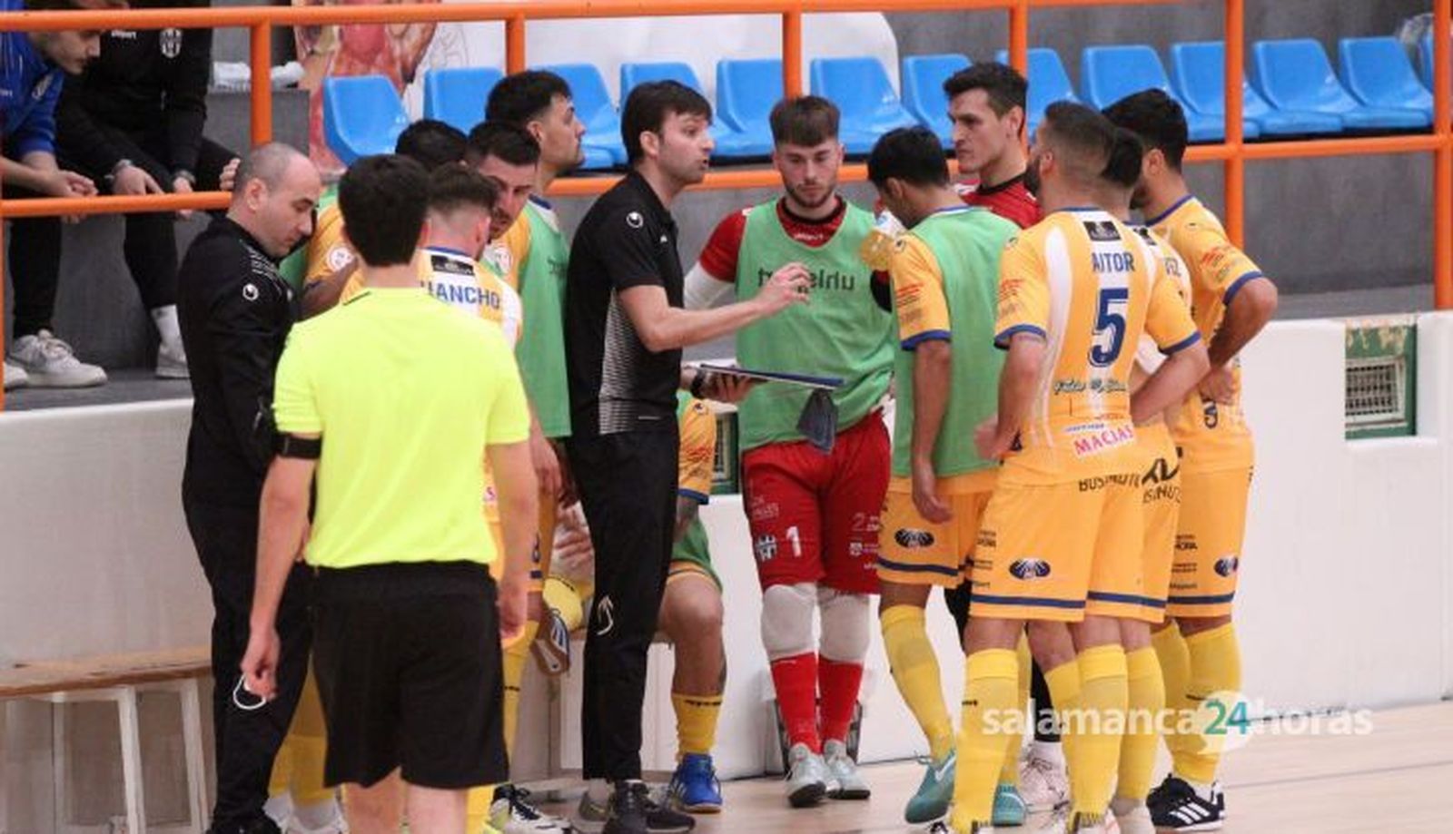 Marcos Vara, durante el encuentro Salamanca FS - AT.Benavente. FOTO: Salamanca24horas