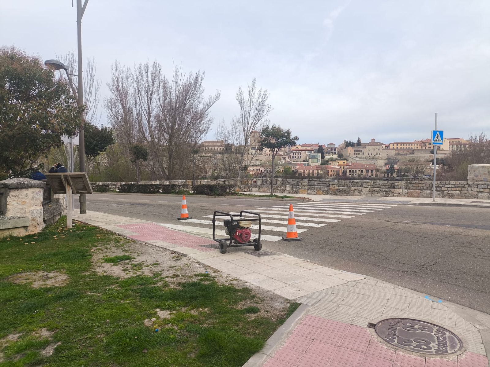 El paso de cebra que genera malestar entre los vecinos