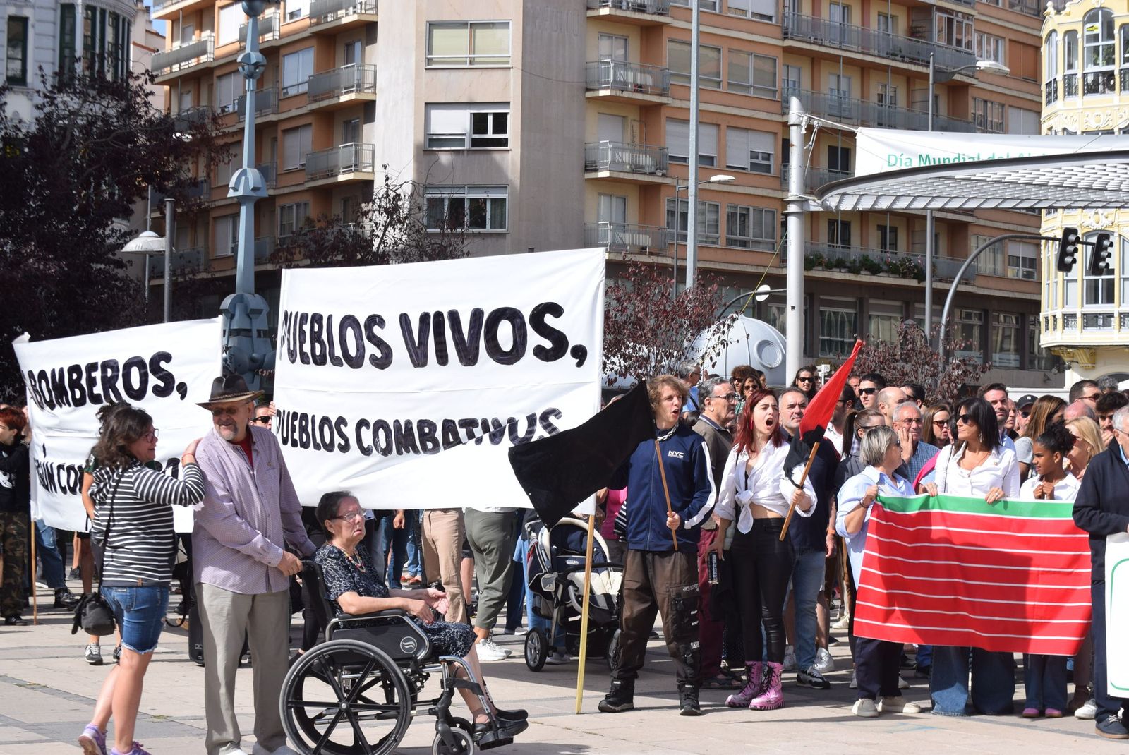 Concentración para reclamar "respeto y justicia" para Zamora tras los incendios