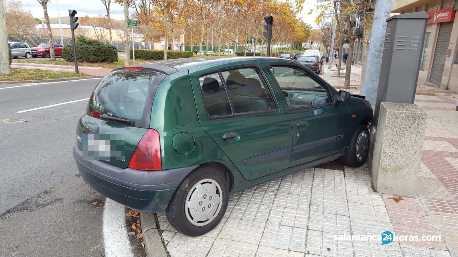 Accidente avenida Vicente del Bosque 1