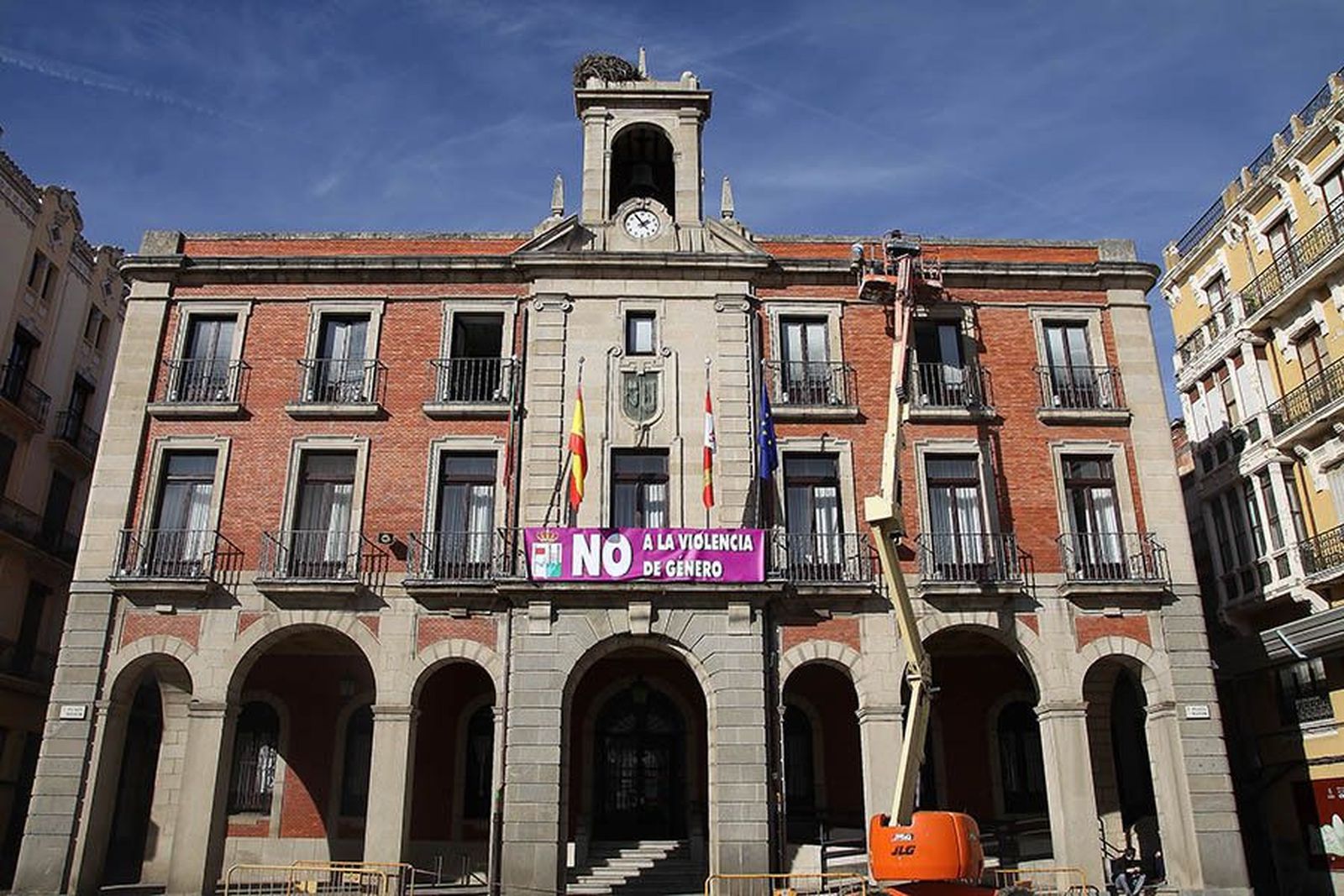 Pancarta contra Violencia 2