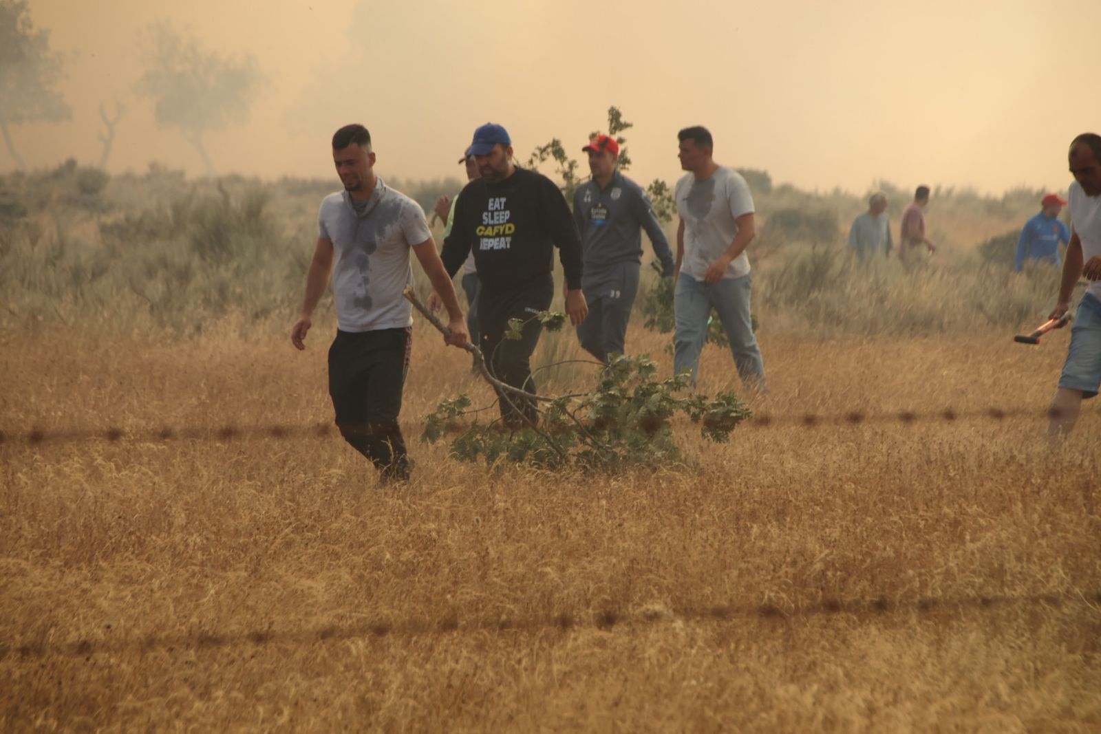 El incendio de Cipérez (IGR2) llega hasta Cerezal de Puertas