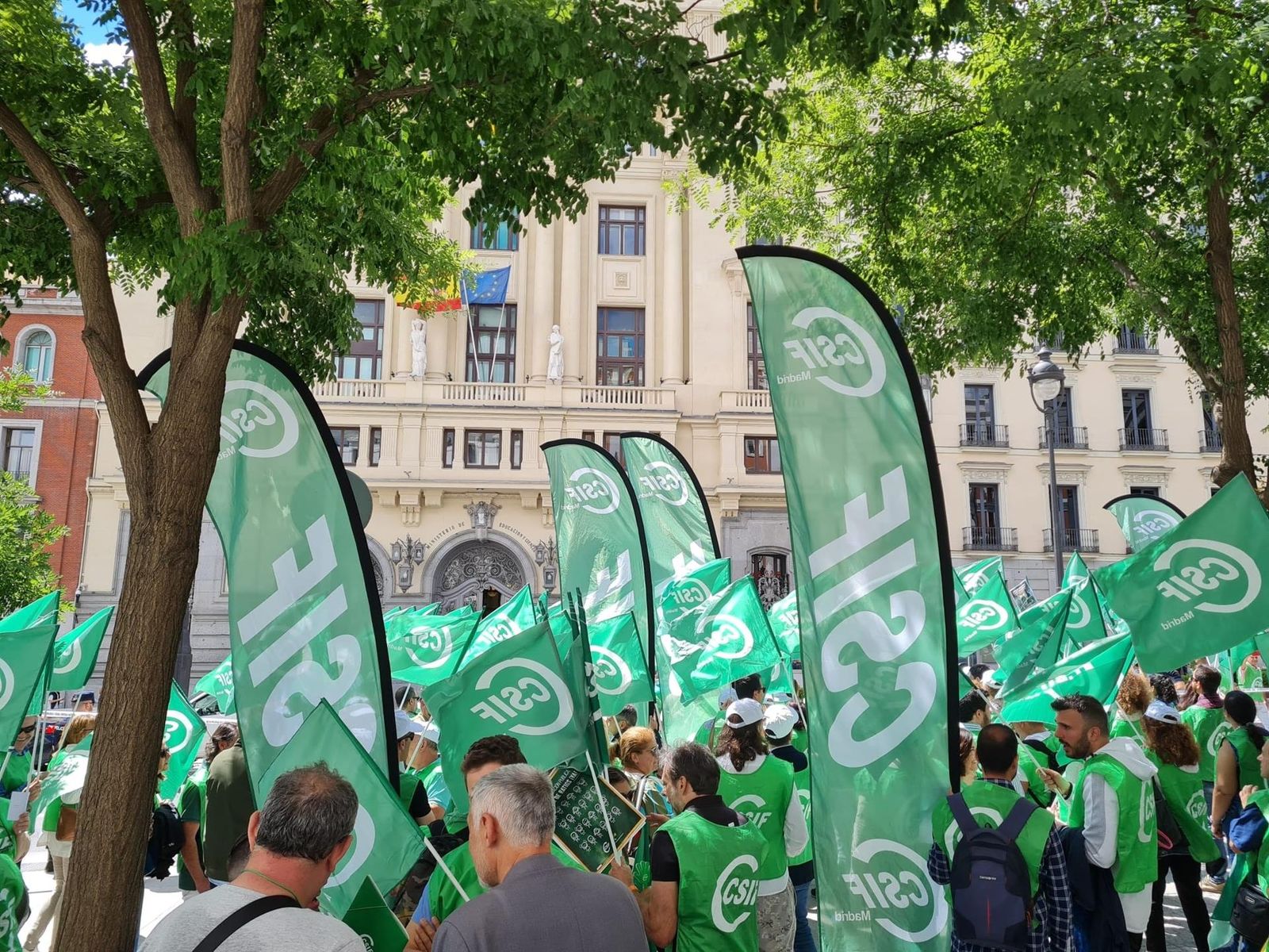 Manifestación de CSIF. Foto de archivo