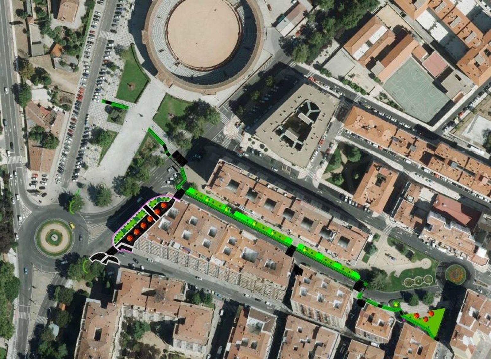 Proyecto del carril bici de Alfonso VI