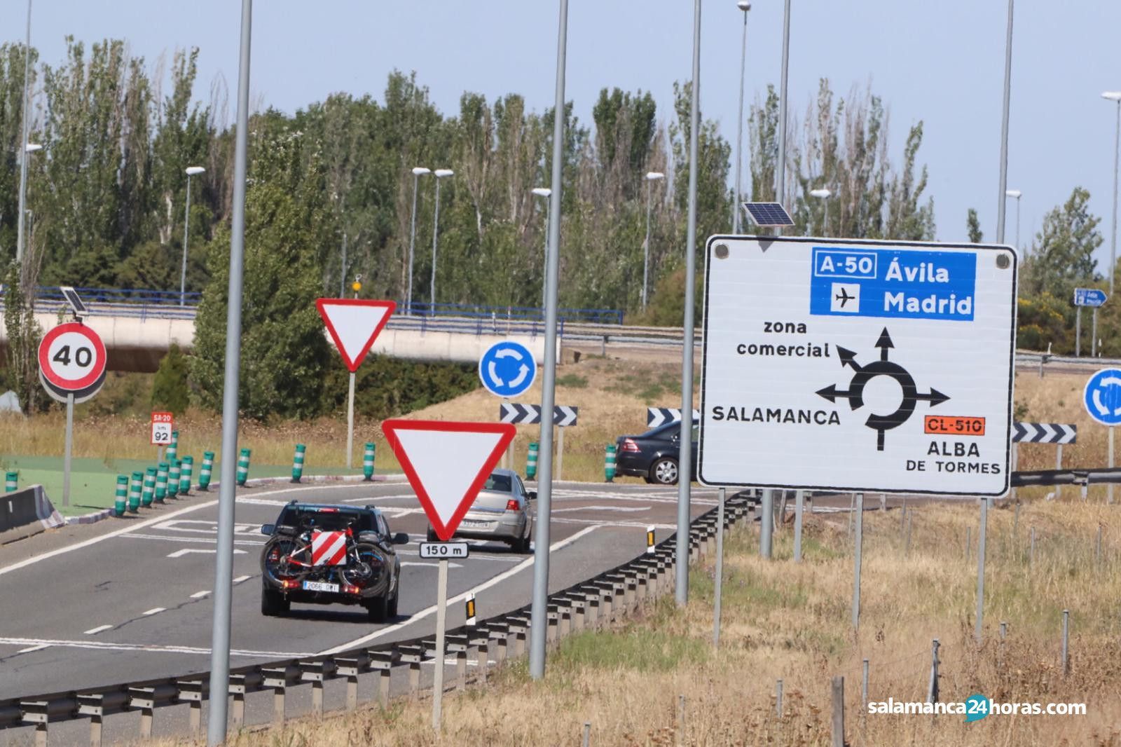 Tráfico salamanca coronavirus coches (2)