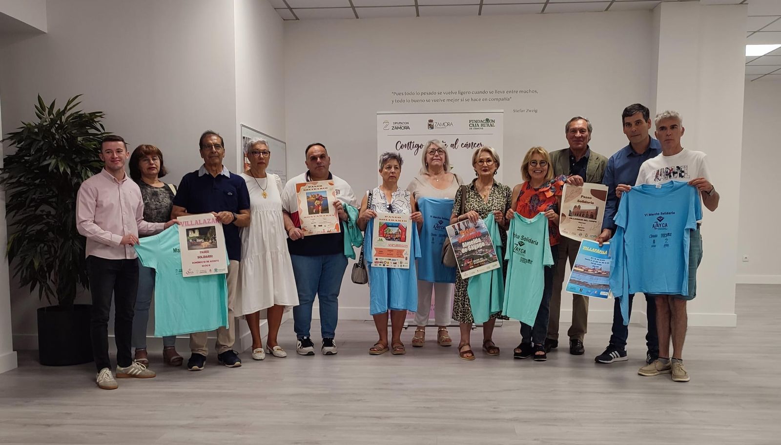 Presentación de los paseos solidarios a favor de Azayca