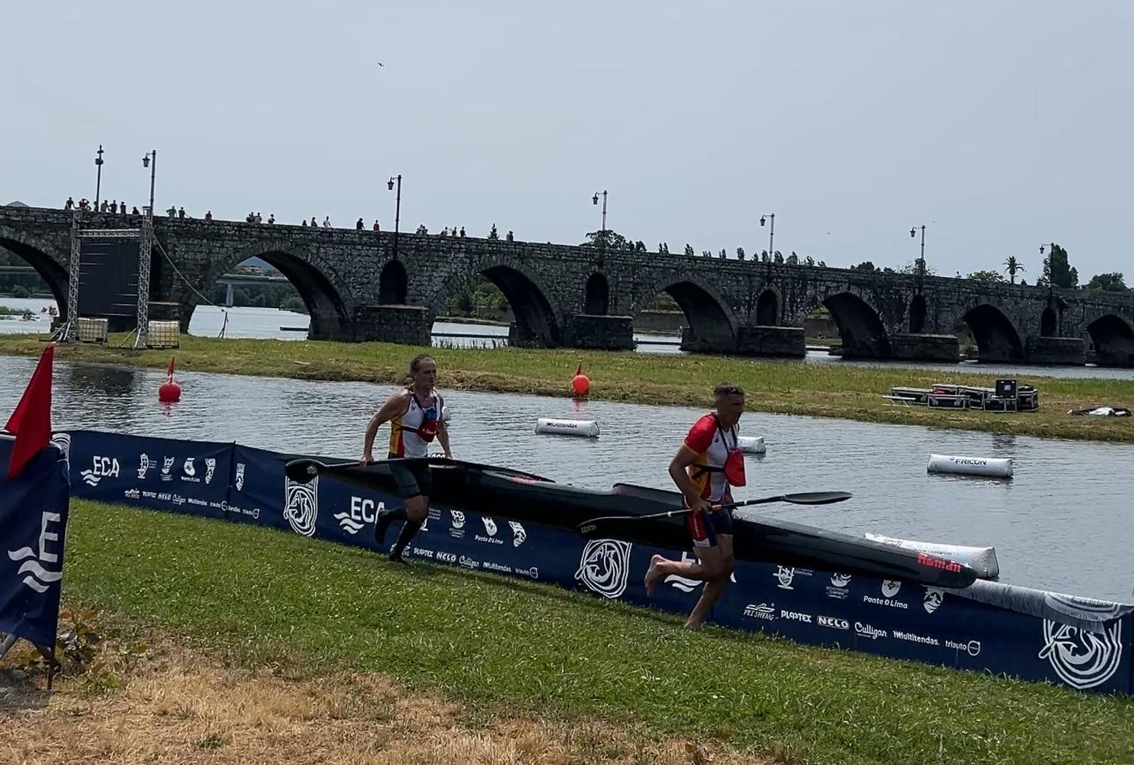 Campeonato maratón k2 José Luis Román Mangas y Ramón Cerra