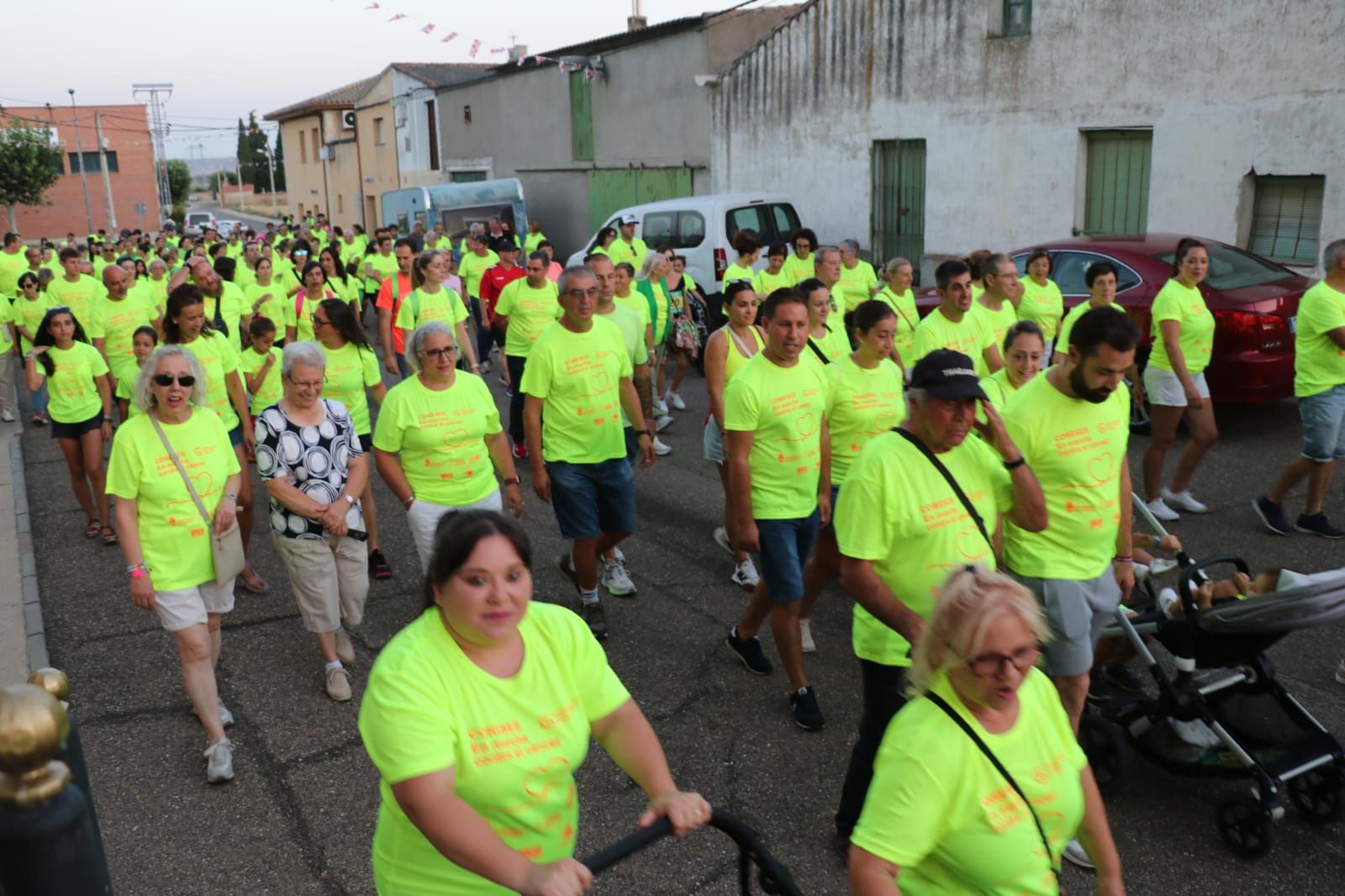 Marcha nocturna contra el cáncer en Coreses