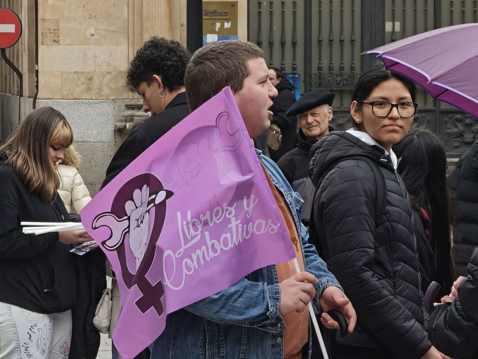 Los estudiantes de Salamanca se manifiestan por el 8M