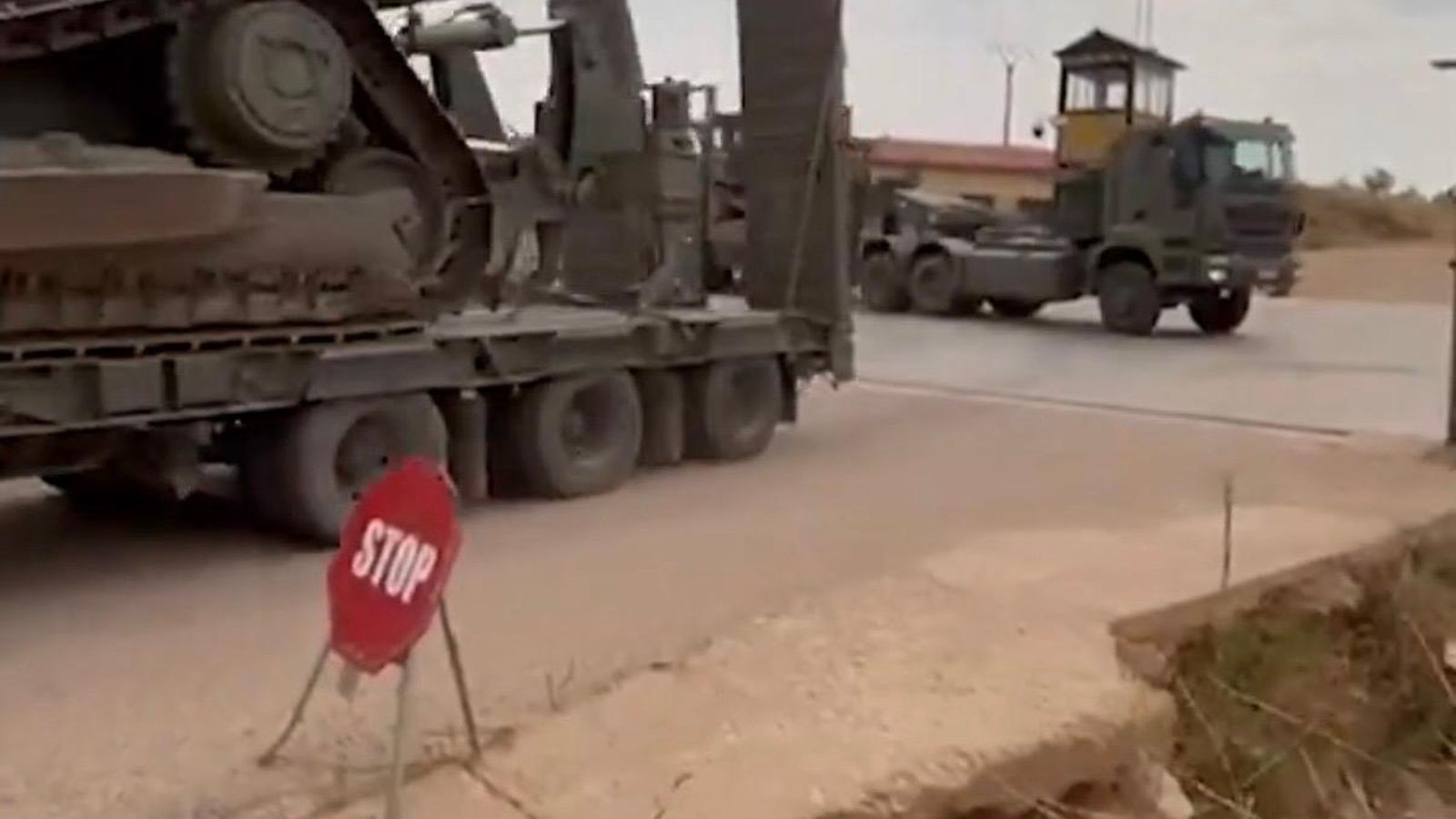 Labores de apoyo del REI 11  en los incendios forestales