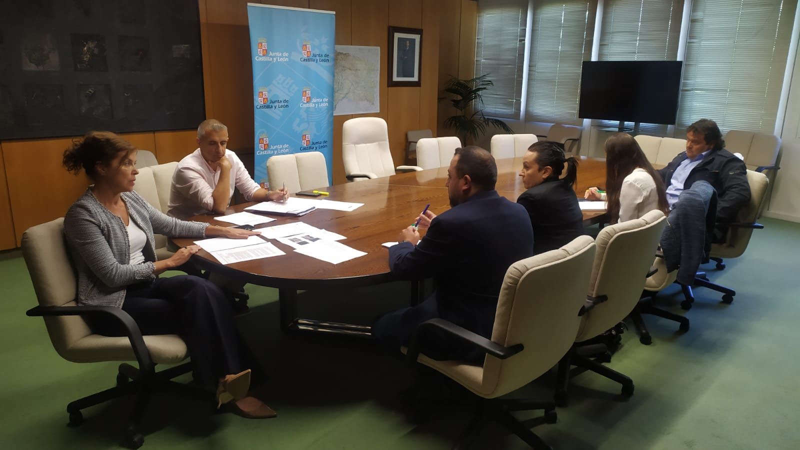 Reunión de la delegada con la Asociación La Culebra no se calla