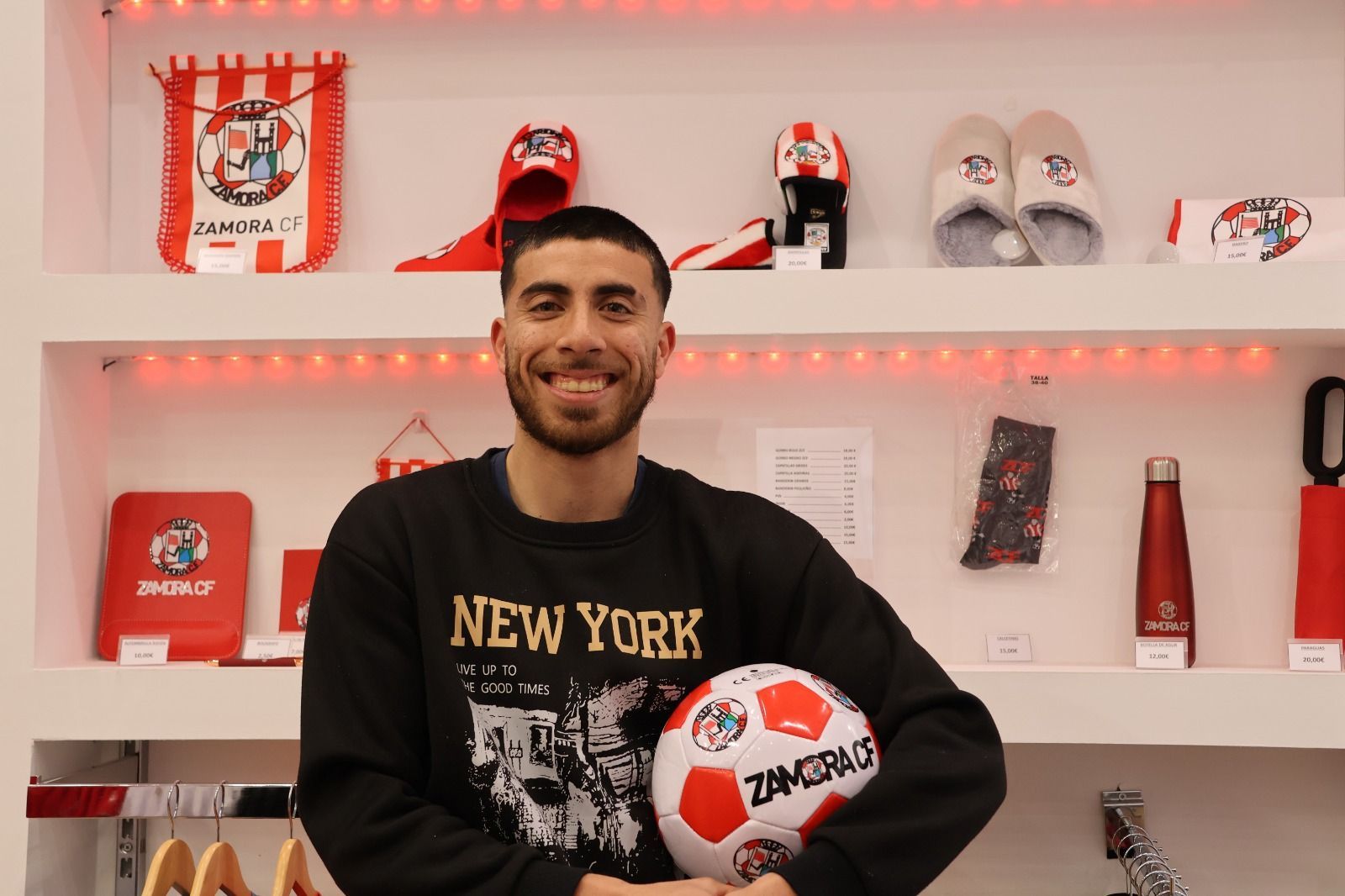 Rufo Lucero, jugador del Zamora CF