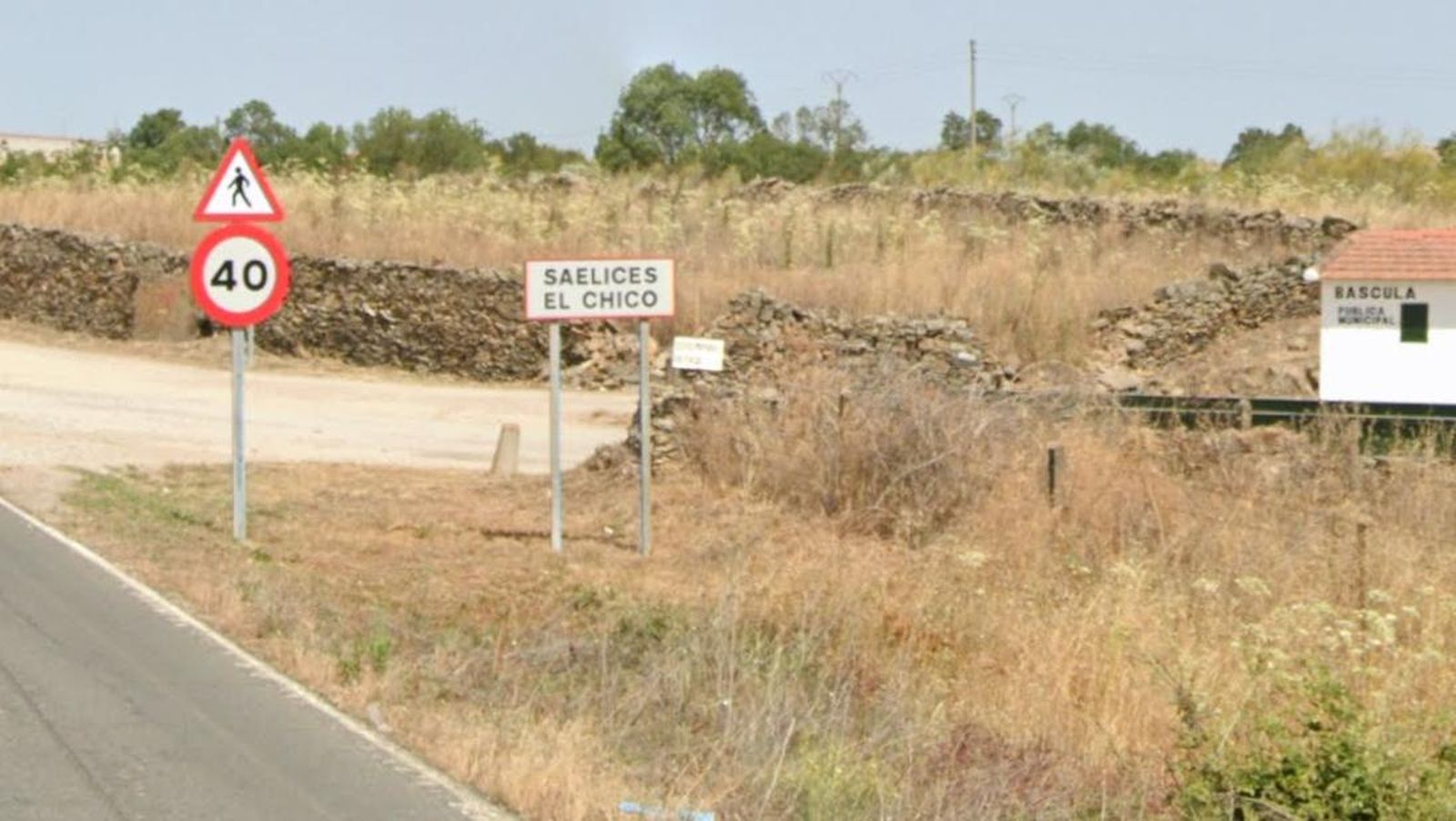 Entrada al municipio Saelices El Chico. Foto GoogleMaps