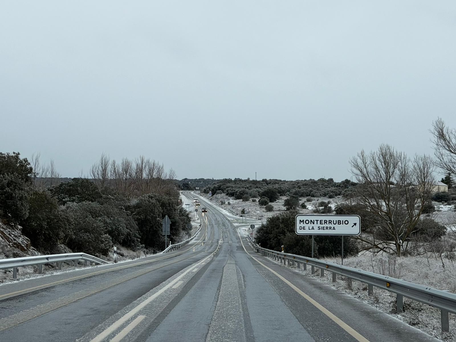 La borrasca Ingrid deja estampas blancas en Salamanca