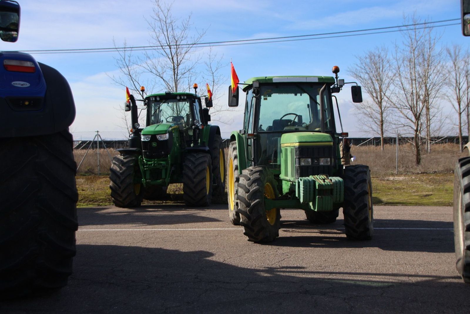 Tractores, agricultores en Salamanca