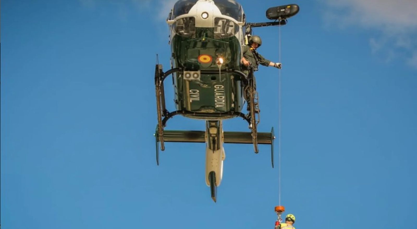 El grupo de rescate del GREIM. Foto: Guardia Civil