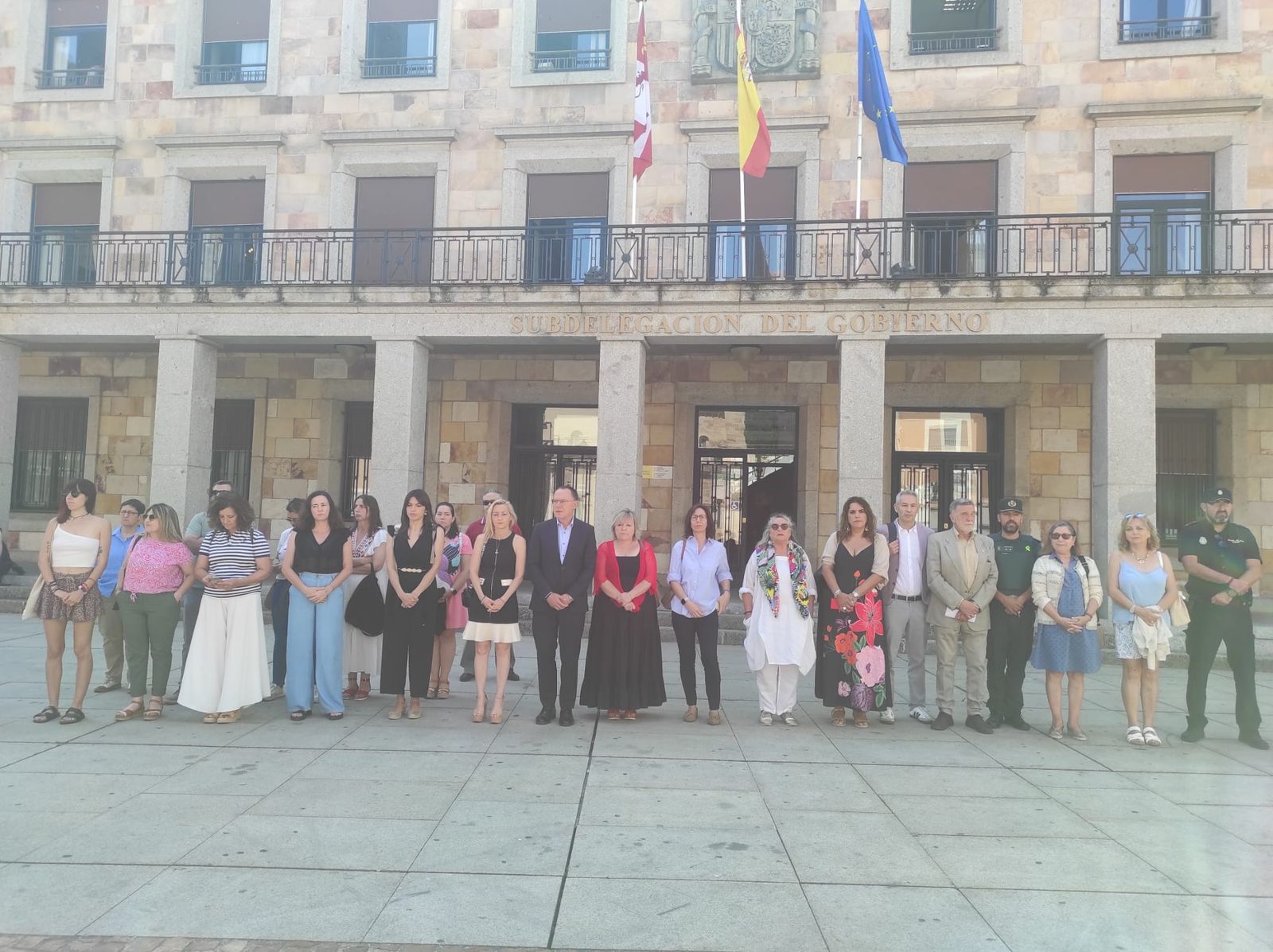 Minuto de silencio en Zamora