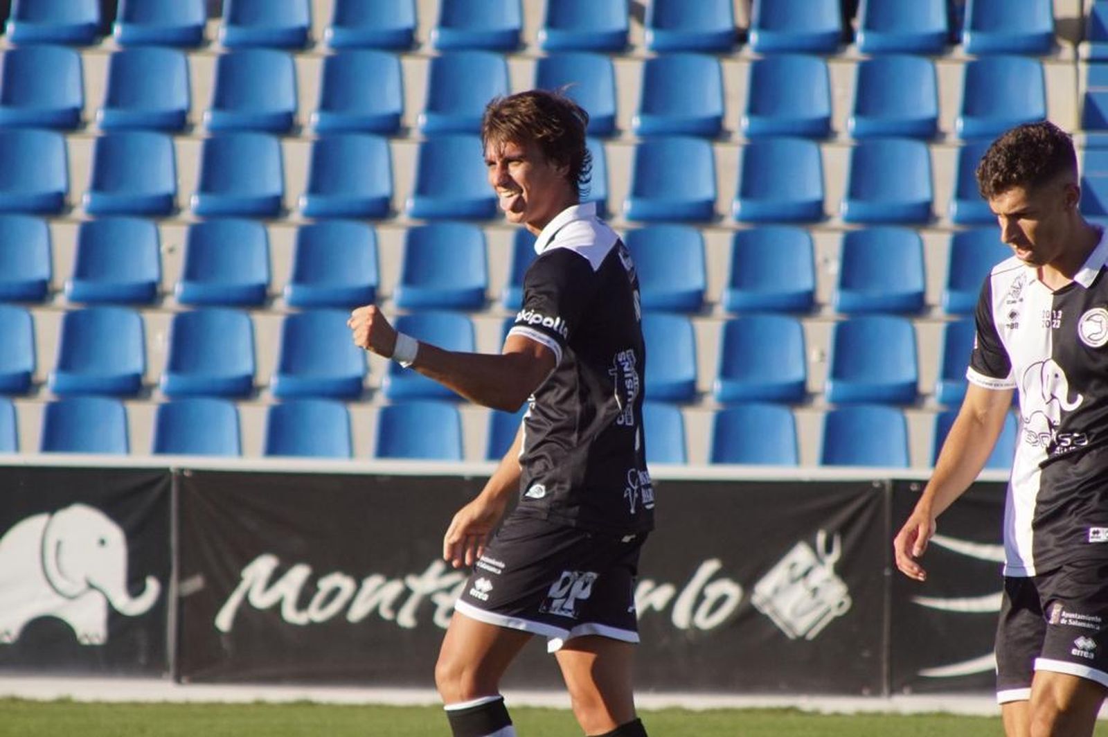 Slavy celebra su gol ante el Real Unión | FOTO JUANES