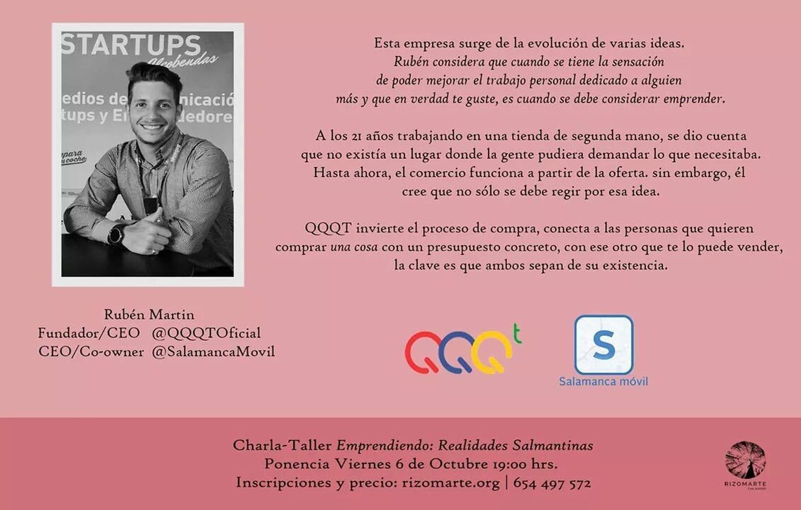 Charlas sobre la realidad del emprendimiento en la provincia de Salamanca en Serendipity