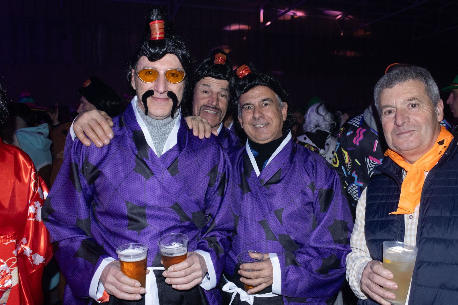 Salamanca de noche, sábado del Carnaval del Toro de Ciudad Rodrigo