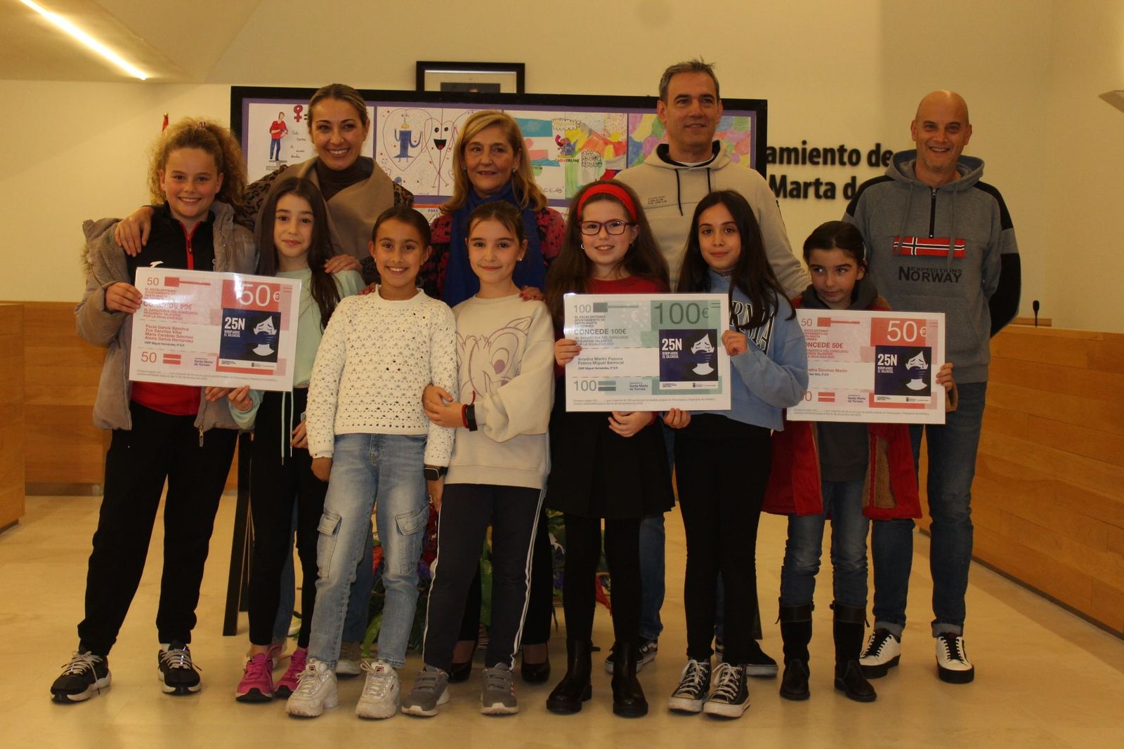 Entrega de premios del Concurso Pequeños Talentos por la Igualdad.