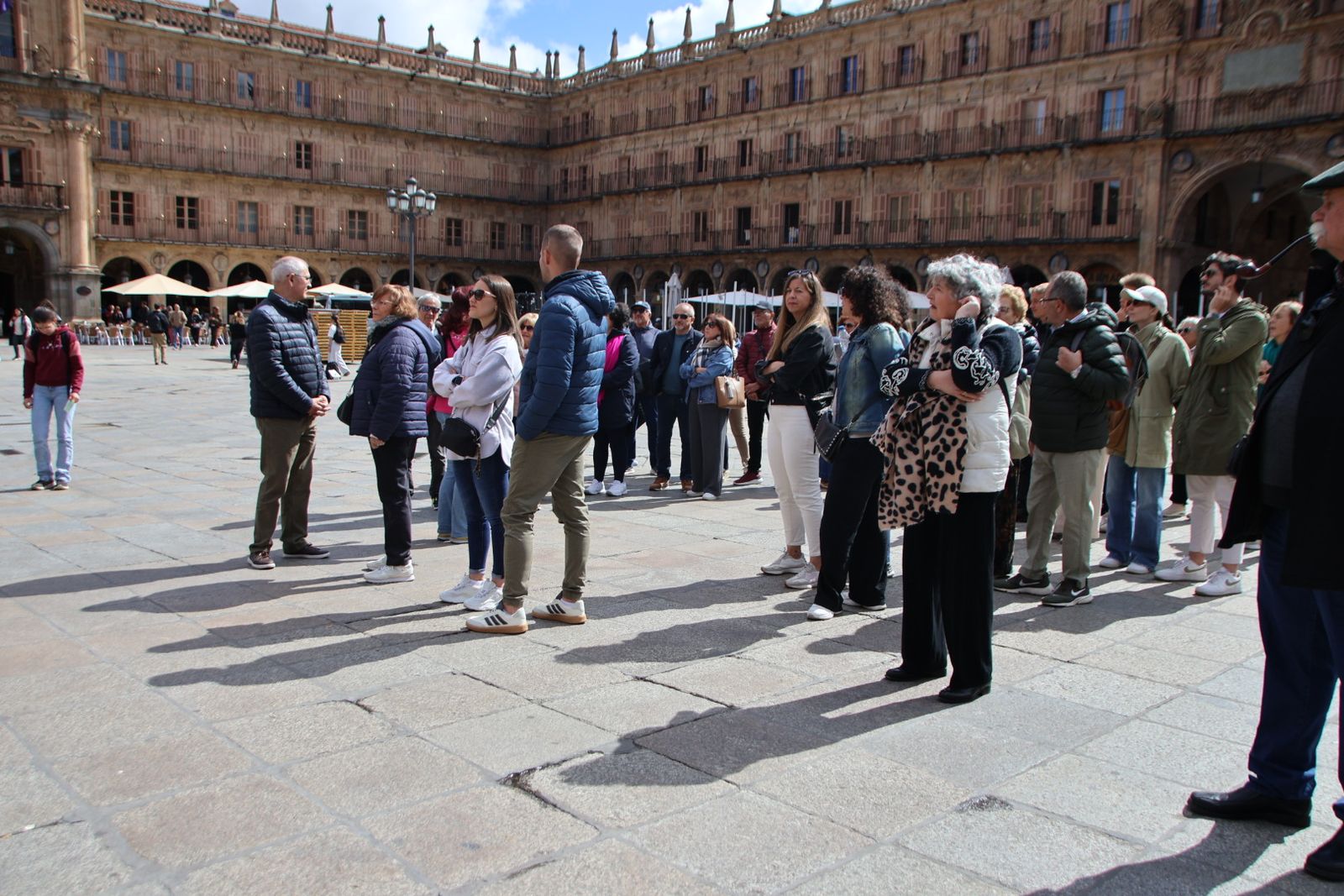 Turistas en la Plaza Mayor