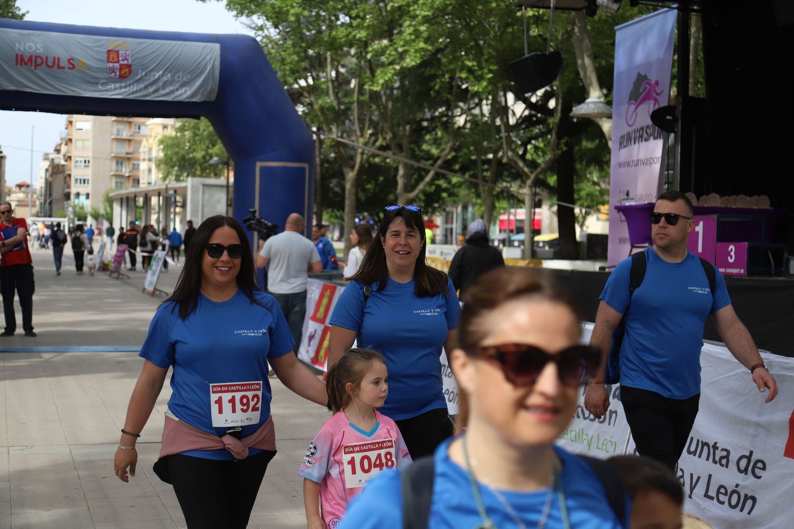 Carrera y marcha por el Día de Castilla y León en Zamora