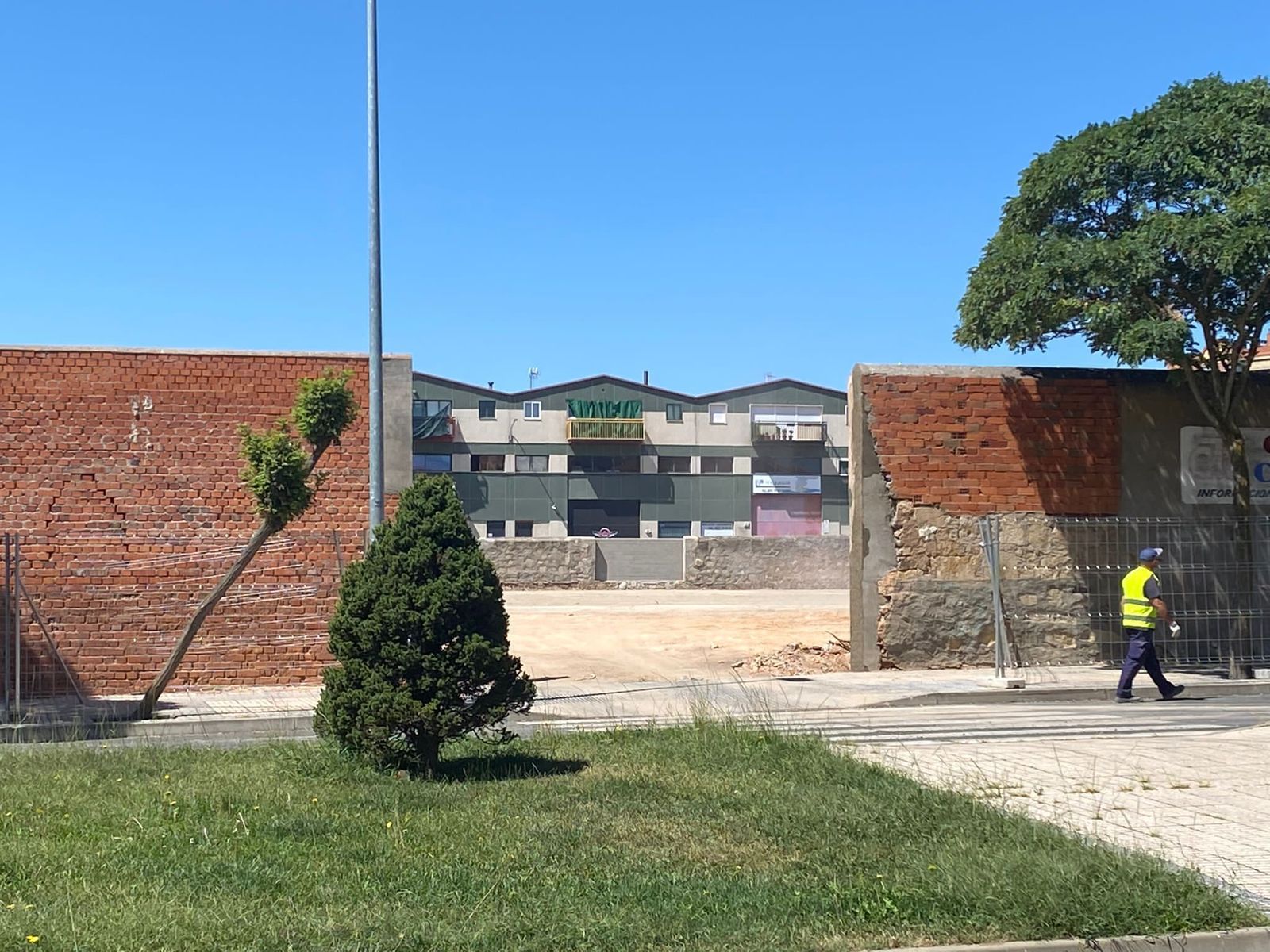 Campo de fútbol ubicado en Puente Ladrillo