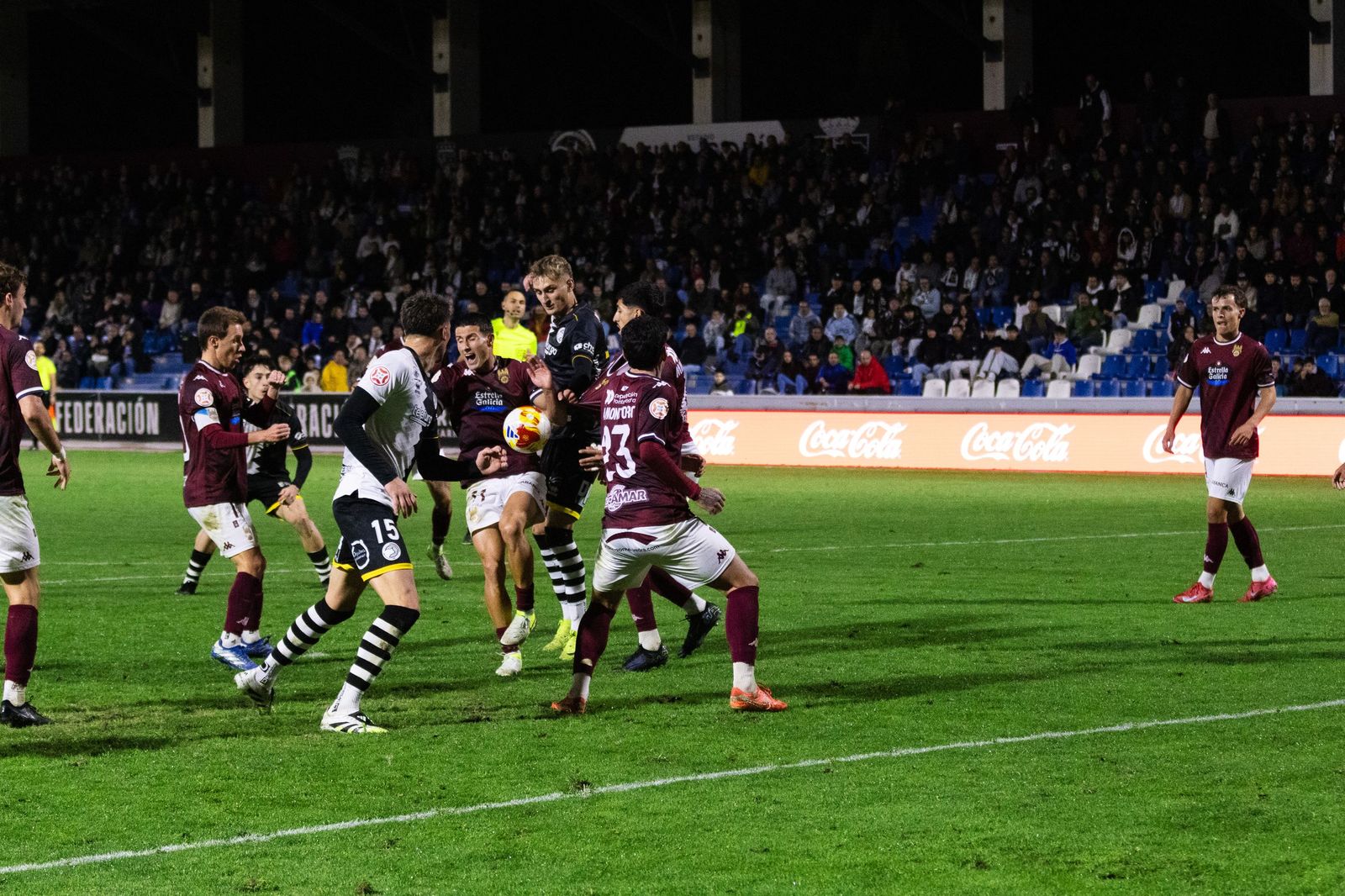 Partido entre Unionistas y Pontevedra en el Reina Sofía