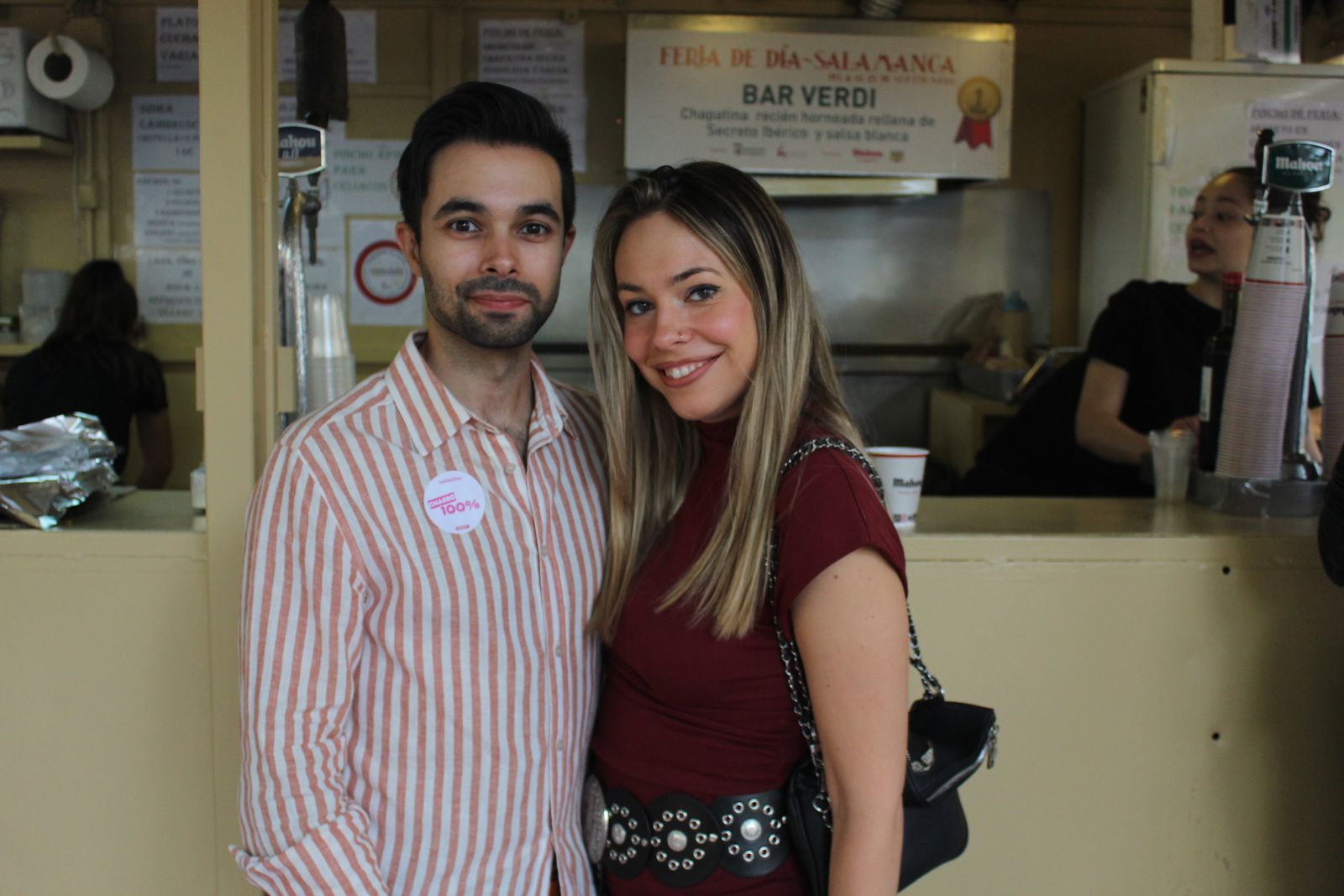 Ambiente en la Feria de Día en el mediodía de este domingo