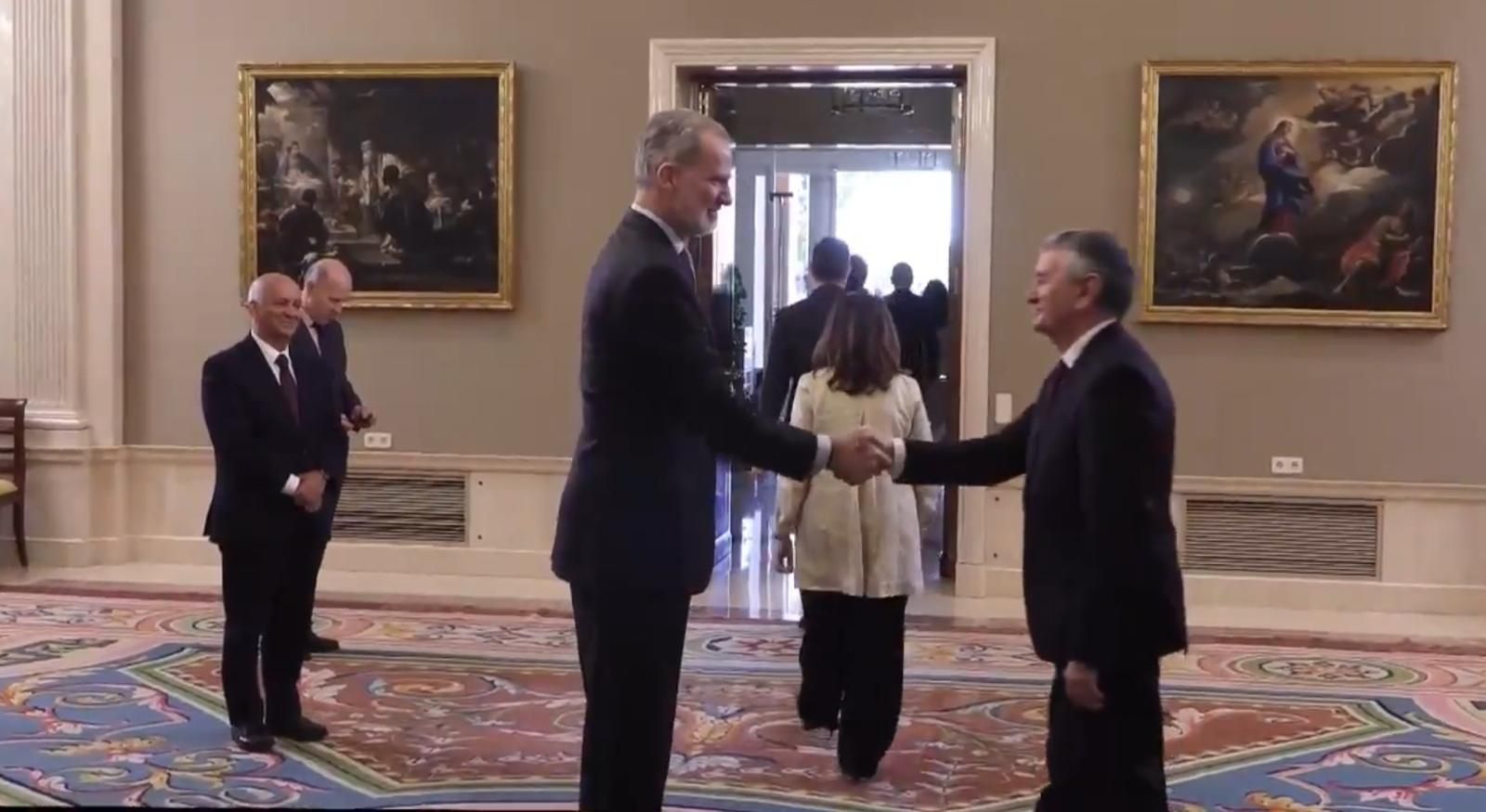 Isaac Macías, presente en la audiencia del Rey a los graduados sociales de España
